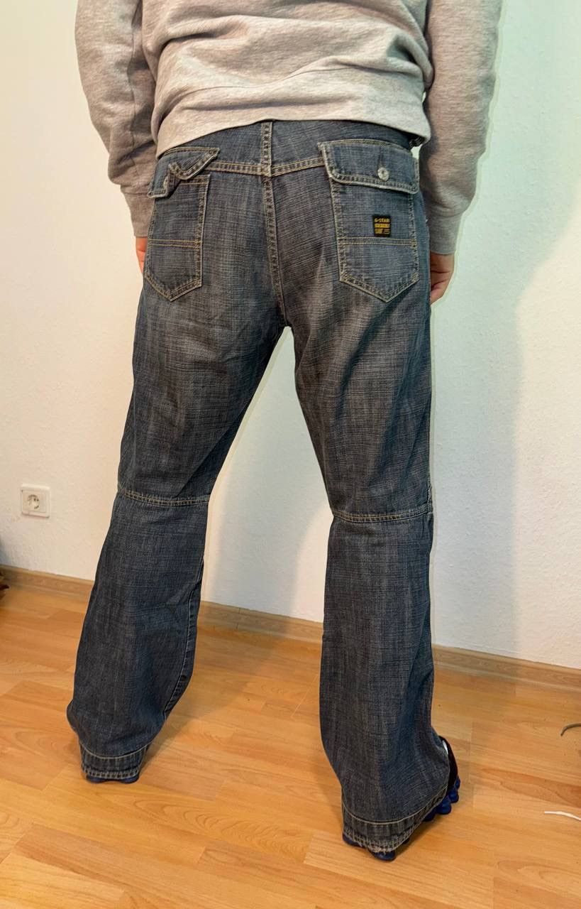 G-Star G-Star RAW Originals Loose Fit Jeans Vintage Wash Size US 33 - 2 Thumbnail
