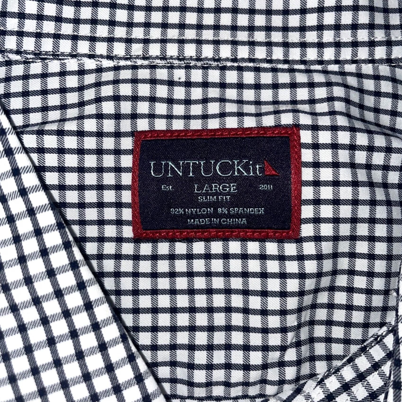UNTUCKit UNTUCKit Plaid Button-Up Shirt Mens L Long Sleeve Multicolor Size US L / EU 52-54 / 3 - 3 Thumbnail