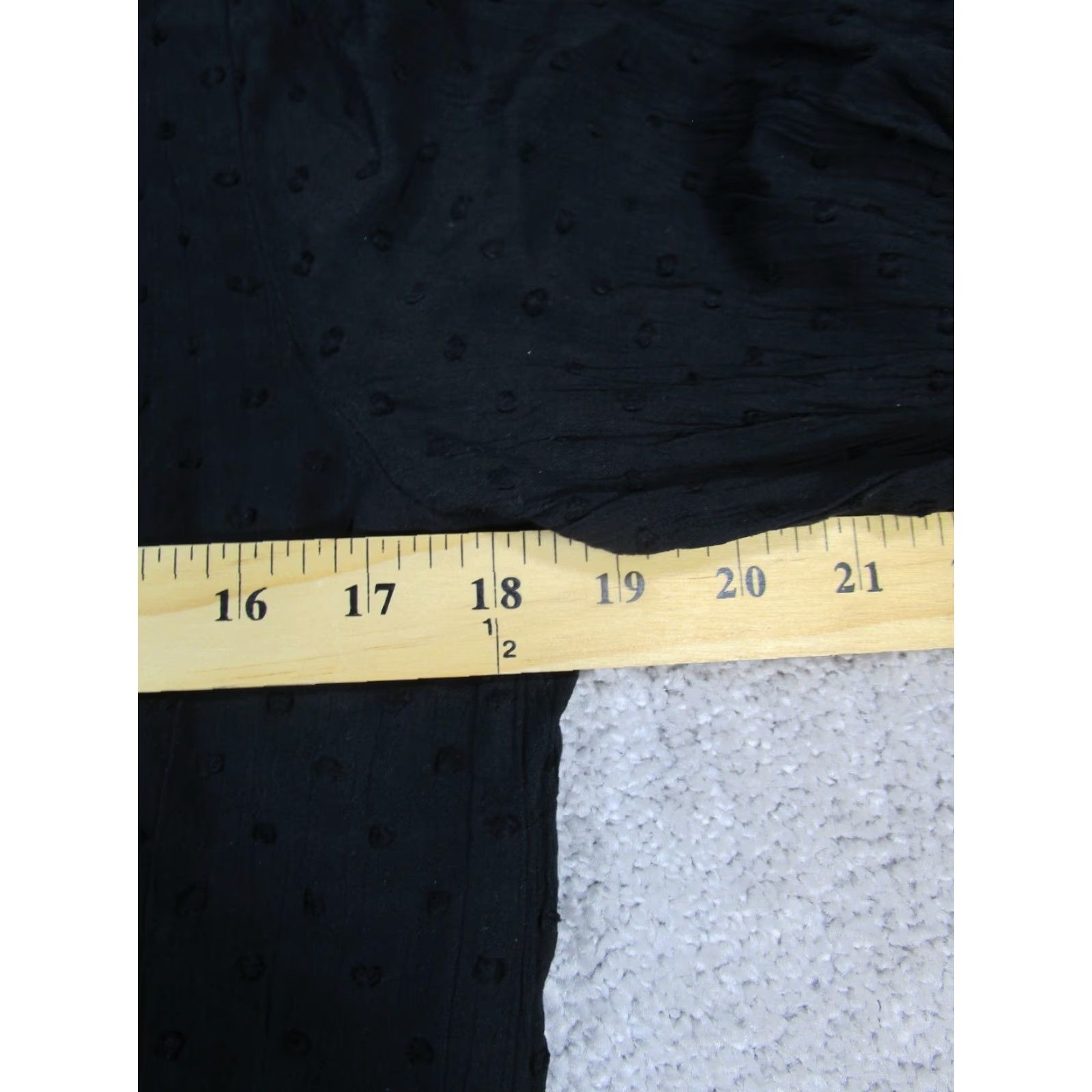 Loft LOFT Dress Tall 10 Black New Knee Length V-Neck Short Sleeve Zip Solid Fit & Flare Sheath Pencil Dress Womens Size L / US 10 / IT 46 - 6 Thumbnail