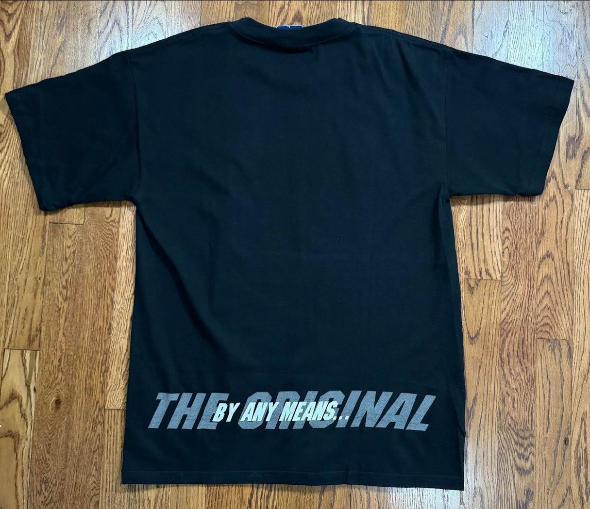 Vintage Vintage Cross Colours Malcolm X By Any Means T Shirt Size L Size US L / EU 52-54 / 3 - 2 Thumbnail