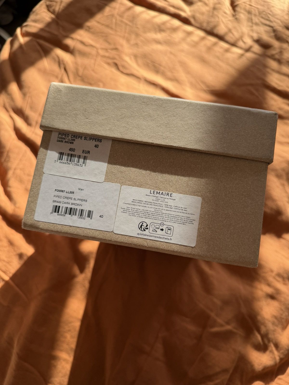 Lemaire Lemaire Dark Brown Crepe Loafers US8.5 Size US 8.5 / EU 41-42 - 9 Thumbnail