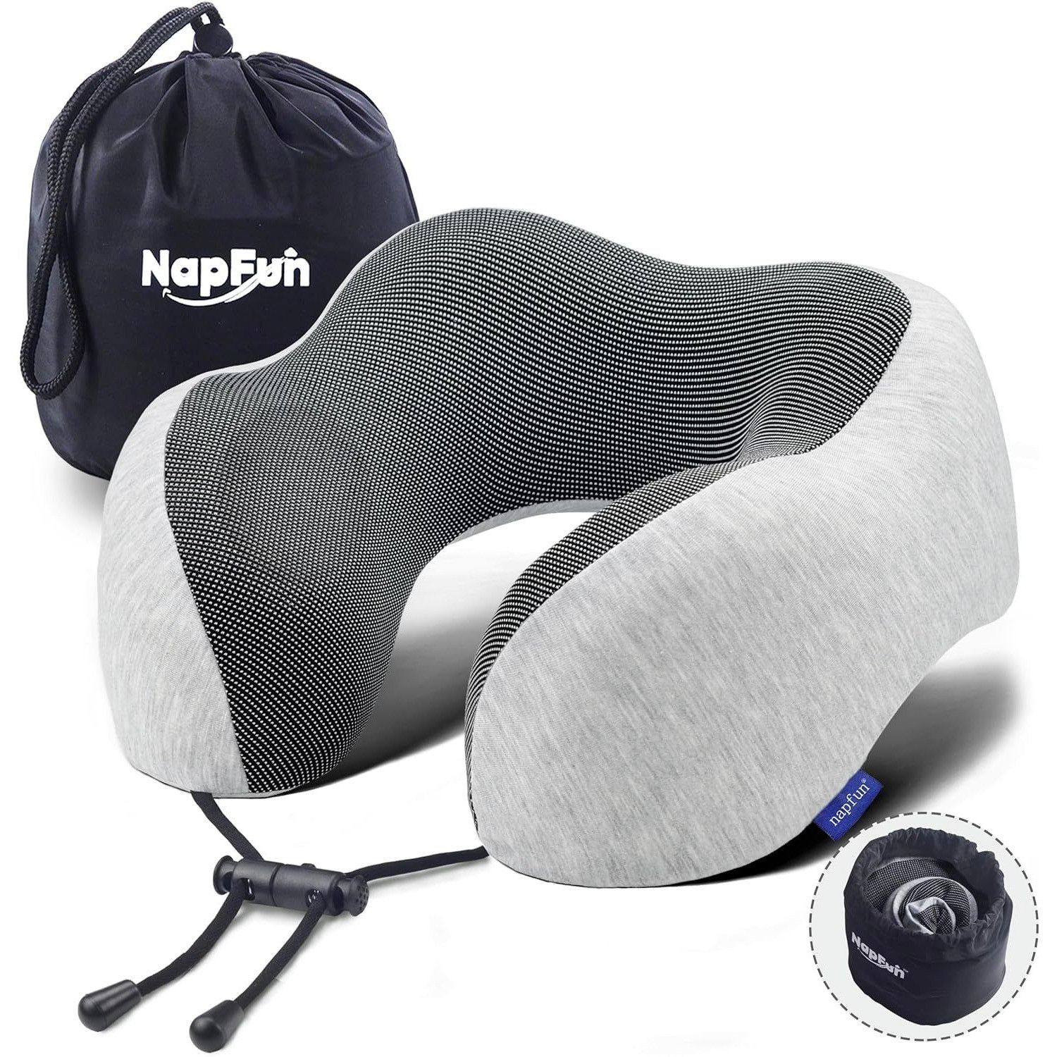 Other Travel Neck Pillow , 100% Pure Memory Foam Pillow, Portable Size ONE SIZE - 1 Thumbnail