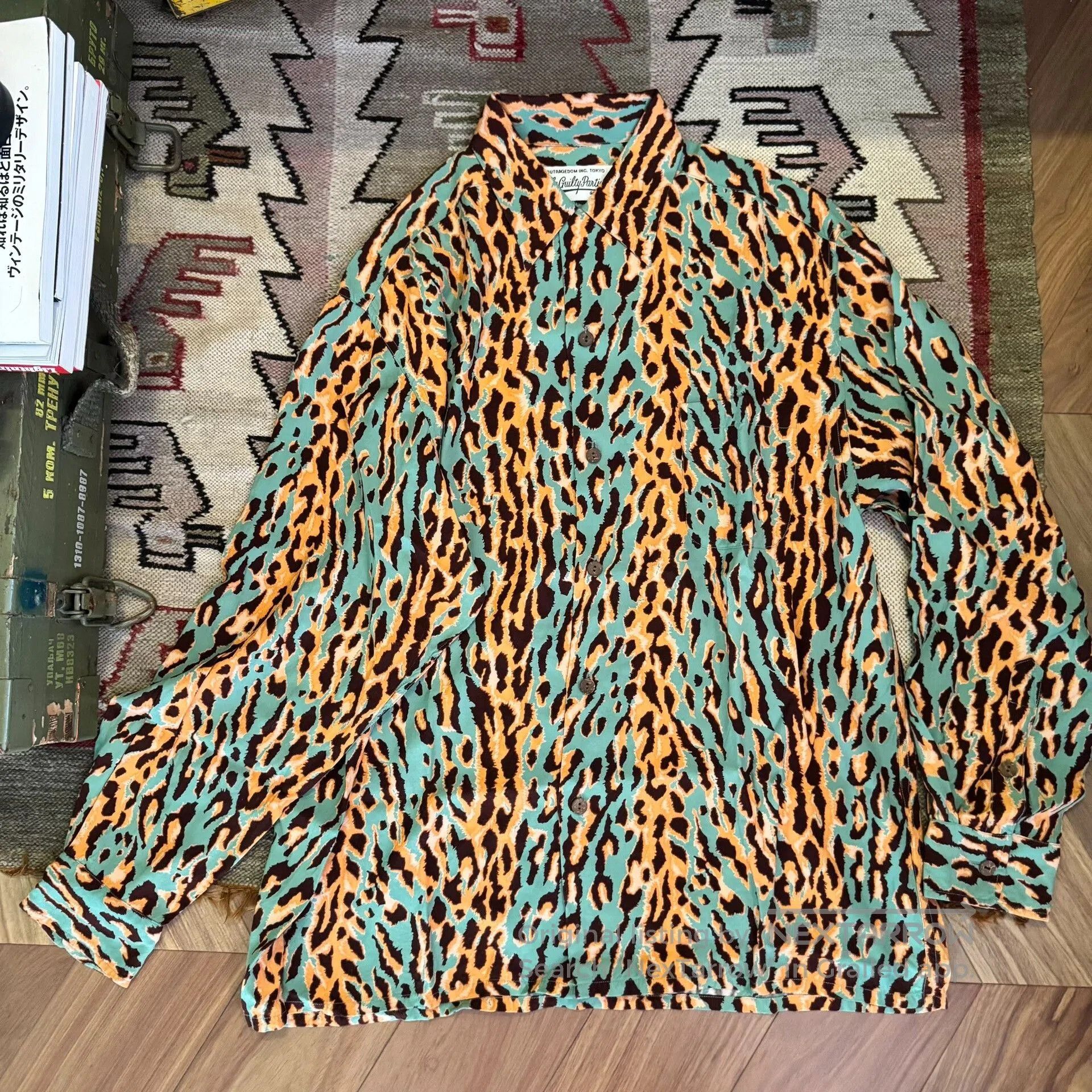 Wacko Maria Wacko Maria Leopard Print Hawaiian Shirt. Size US M / EU 48-50 / 2 - 1 Thumbnail