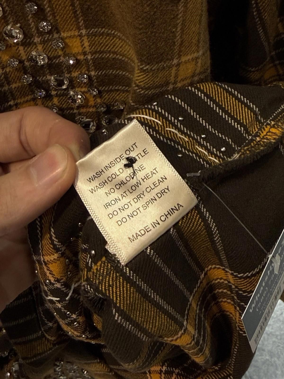 Vale Valley Dreams Crystal Stone Flannel Size (Large) New Brown Size US L / EU 52-54 / 3 - 10 Thumbnail