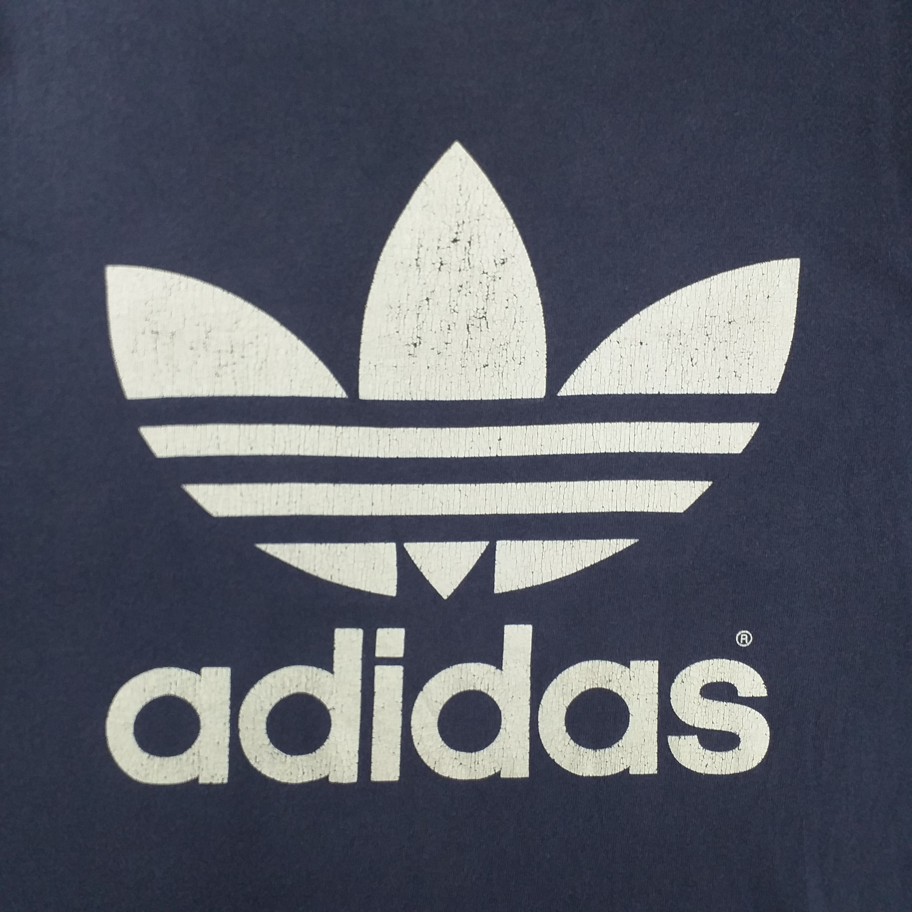 Adidas Vintage 90's Adidas Big Logo Mirror Print - F023 Size US L / EU 52-54 / 3 - 13 Thumbnail