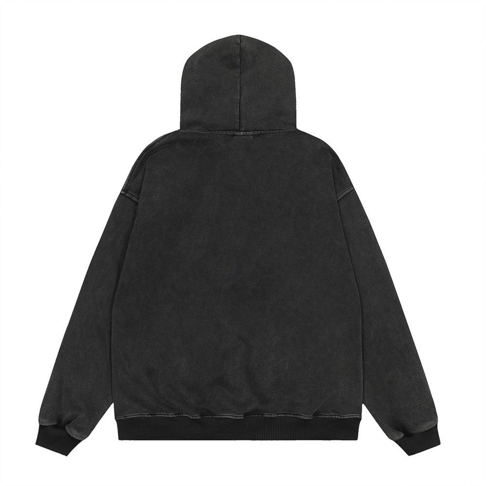 Japanese Brand Hoodie with Faux Fur Trim & Chain Print Size US M / EU 48-50 / 2 - 2 Thumbnail