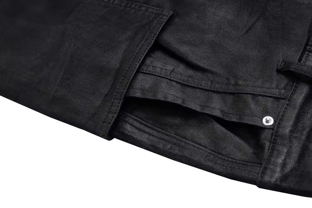 Jean Streetwear Design Washed Distressed Baggy Jorts Shorts Size US 32 / EU 48 - 9 Thumbnail