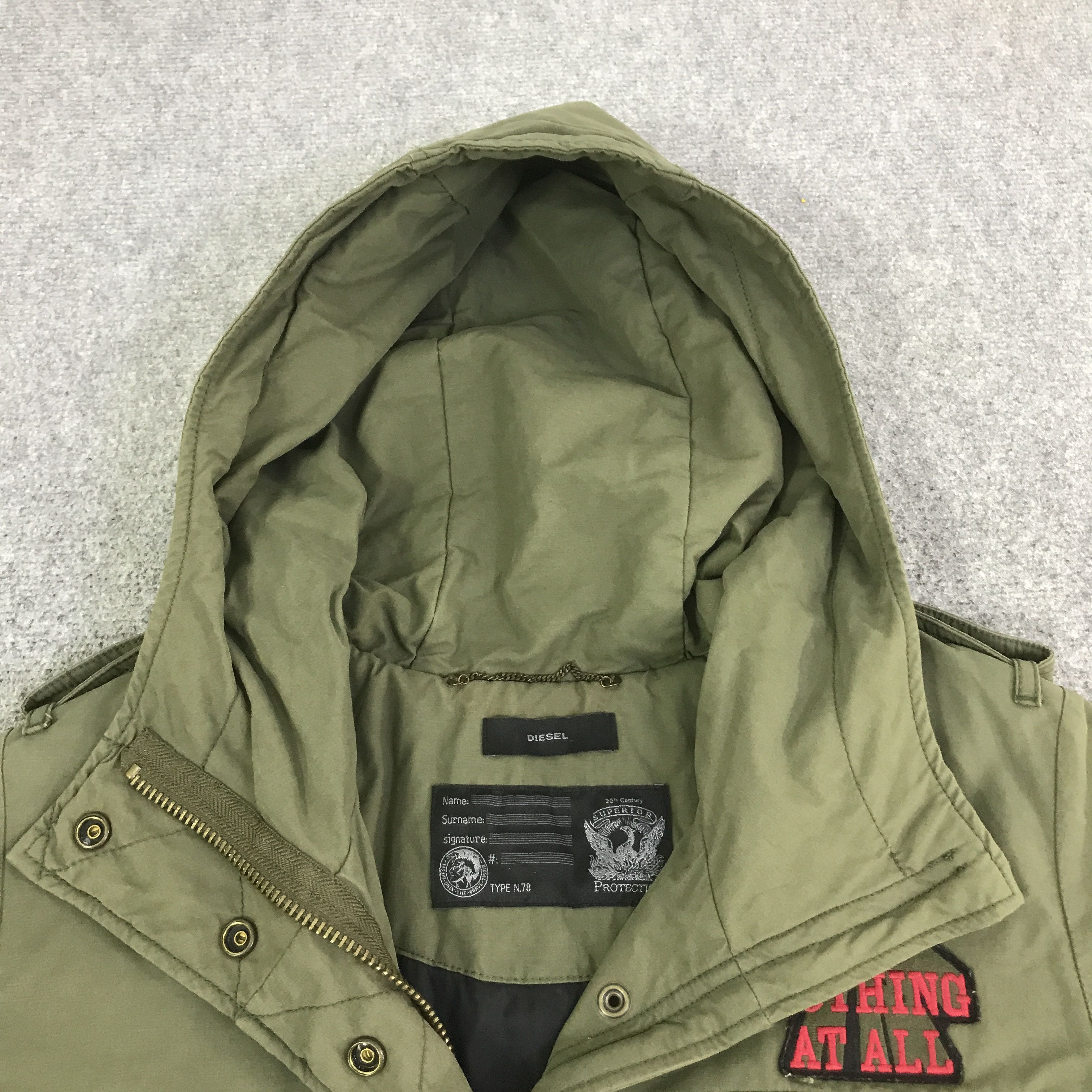 Diesel Vintage Diesel Army Parkas jacket K112B9 Size US S / EU 44-46 / 1 - 9 Thumbnail
