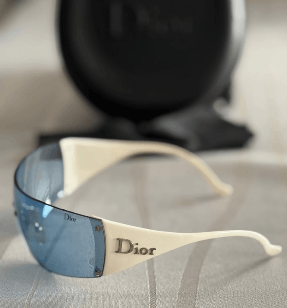 Dior DIOR Sunglasses Ski Shield Wrap Rimless Motard Pop Vintage Size ONE SIZE - 2 Thumbnail
