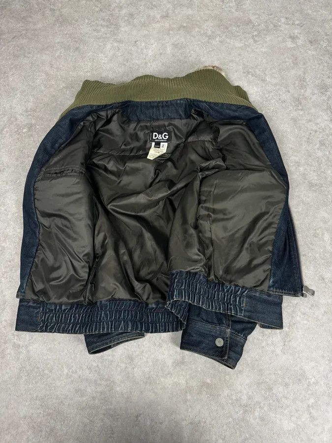 Dolce & Gabbana AW2003 Dolce & Gabbana Navy Denim Fur Hood Jacket Size US M / EU 48-50 / 2 - 11 Thumbnail