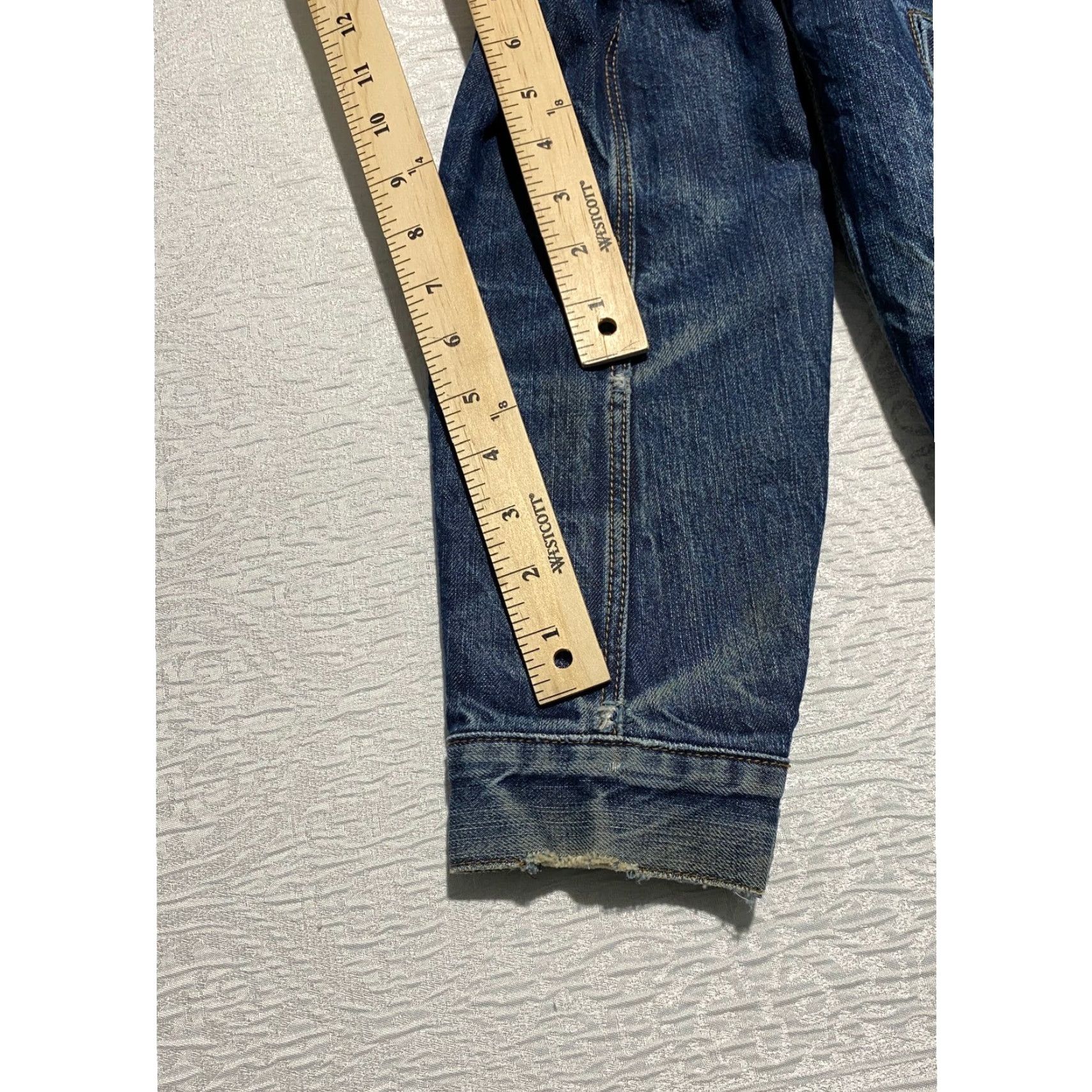 Gap VINTAGE Gap 1969 Trucker Denim Jacket Sherpa Lined Quilted Blue S Men Jacket Size US S / EU 44-46 / 1 - 3 Thumbnail