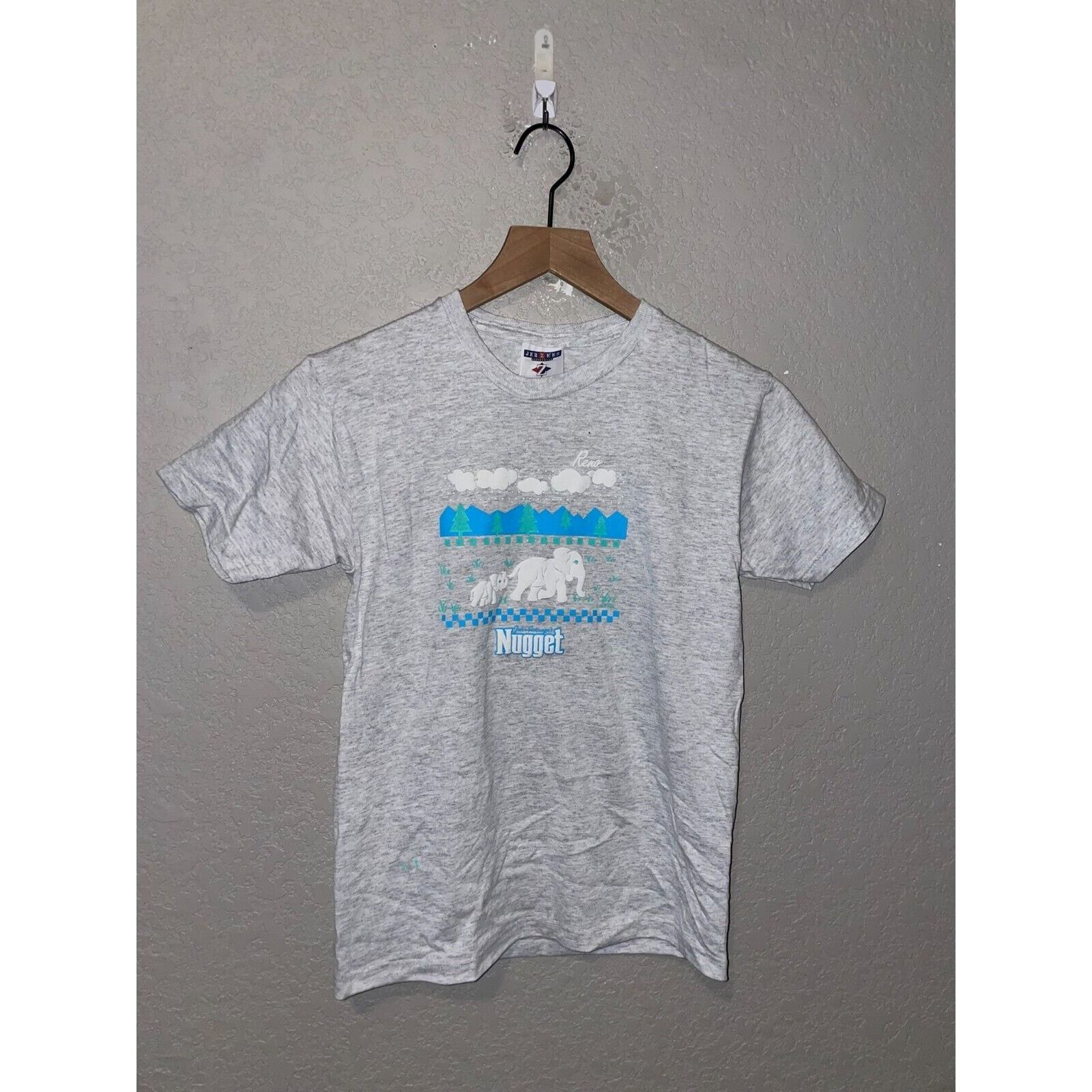 Jerzees 90s Youth John Ascuaga's Nugget Reno Elephant Shirt Graphic Size US M / EU 48-50 / 2 - 1 Thumbnail