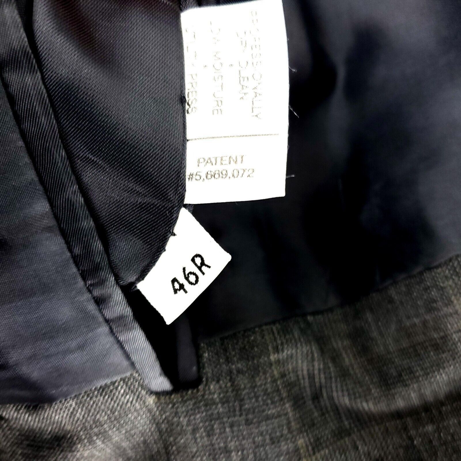 Hart Schaffner Marx Hart Schaffner Marx Wool 2 Button Blazer 42R Gray Sharkskin Size 42R - 8 Thumbnail