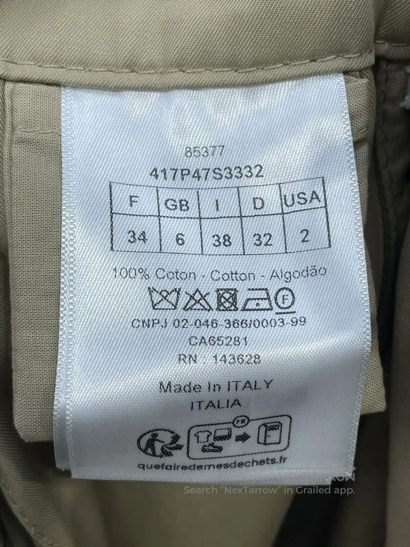 Dior Dior Khaki Cargo Pants. Size 33" - 6 Thumbnail