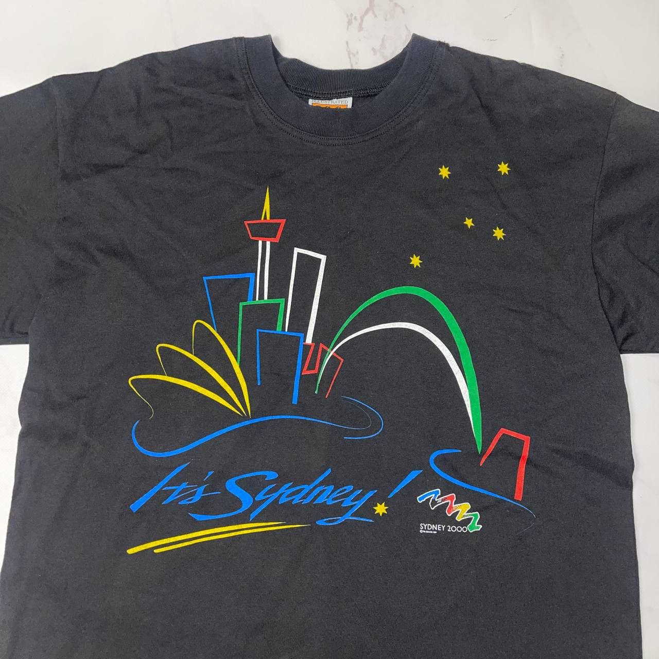 Vintage Vintage Sydney 2000 Olympic Games Australia Sz L Bonds Y2K Size US L / EU 52-54 / 3 - 5 Thumbnail