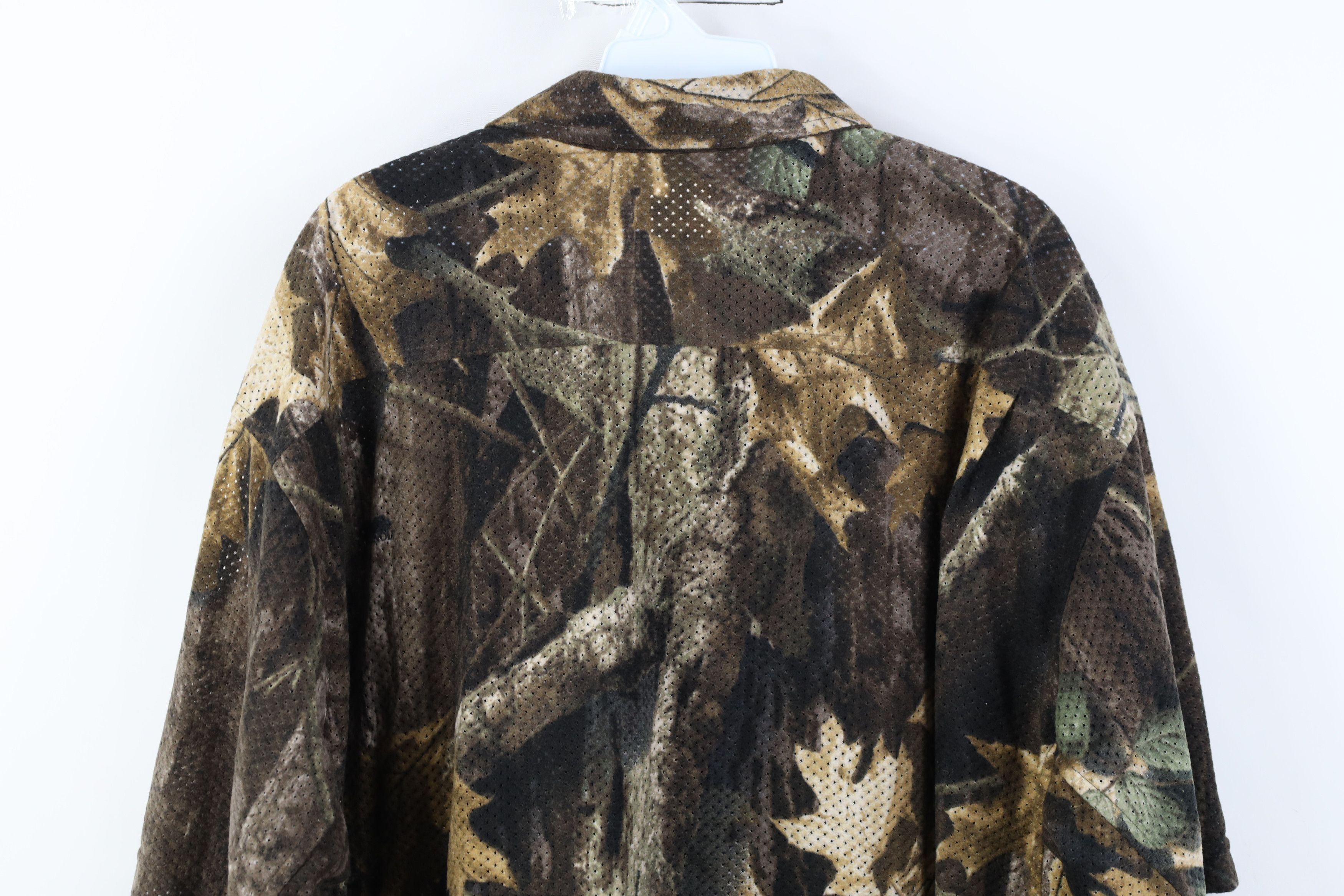 Columbia Vintage Columbia Camouflage Mesh Short Sleeve Button Shirt Size US XL / EU 56 / 4 - 10 Thumbnail