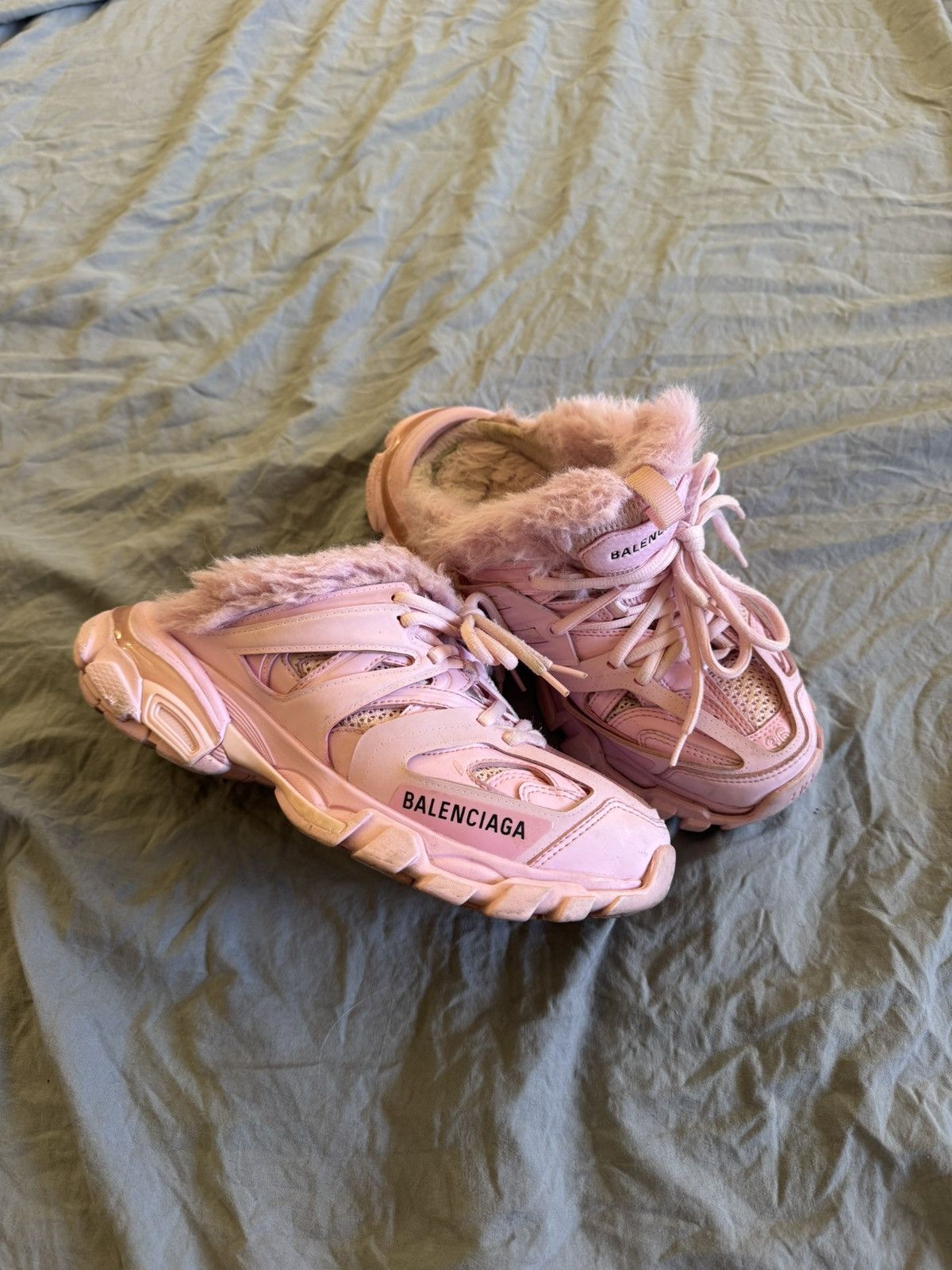 Balenciaga Balenciaga fur slip ons Size US 6 / IT 36 - 1 Thumbnail
