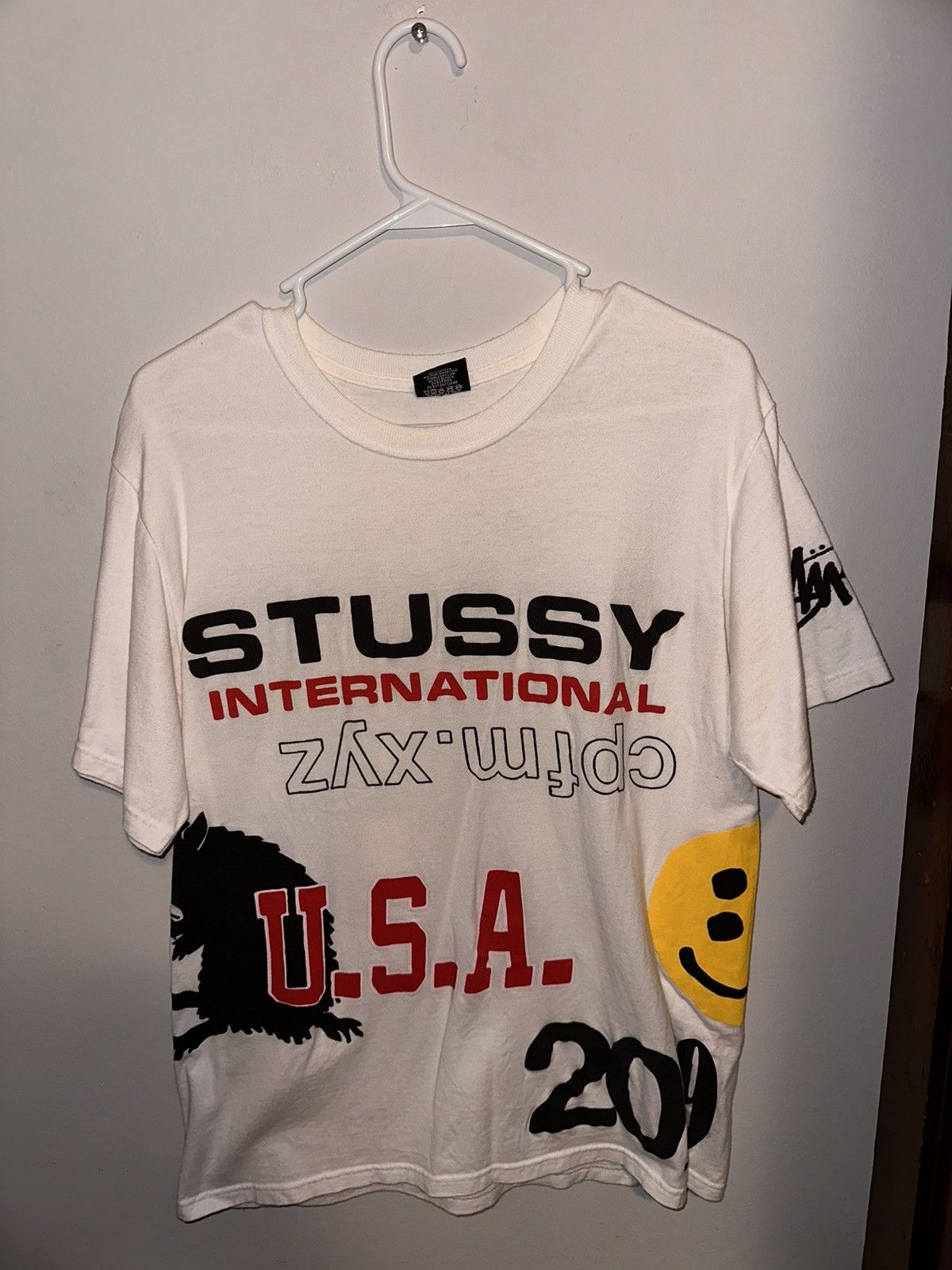 Cactus Plant Flea Market × Stussy Stussy cpfm usa tee | Grailed