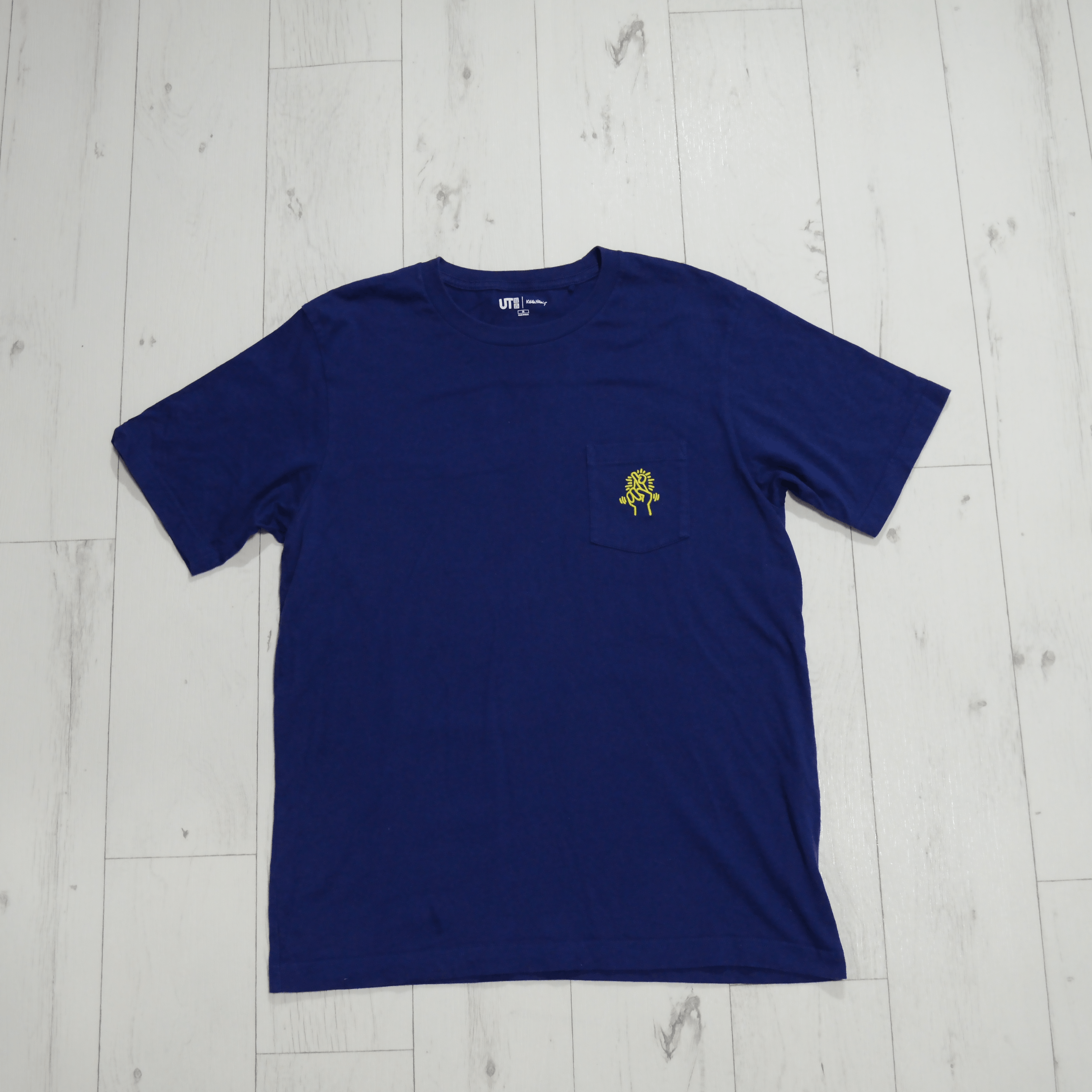 Keith Haring × Uniqlo UT Uniqlo X Keith Haring T-Shirt Mens Medium Navy Graphic M Size US M / EU 48-50 / 2 - 1 Thumbnail