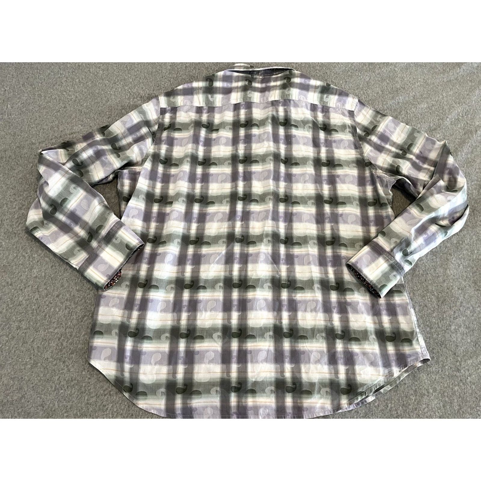 Robert Graham Robert Graham Button-Up Shirt Long Sleeve Check Multicolor 2XL Mens Size US XXL / EU 58 / 5 - 5 Thumbnail