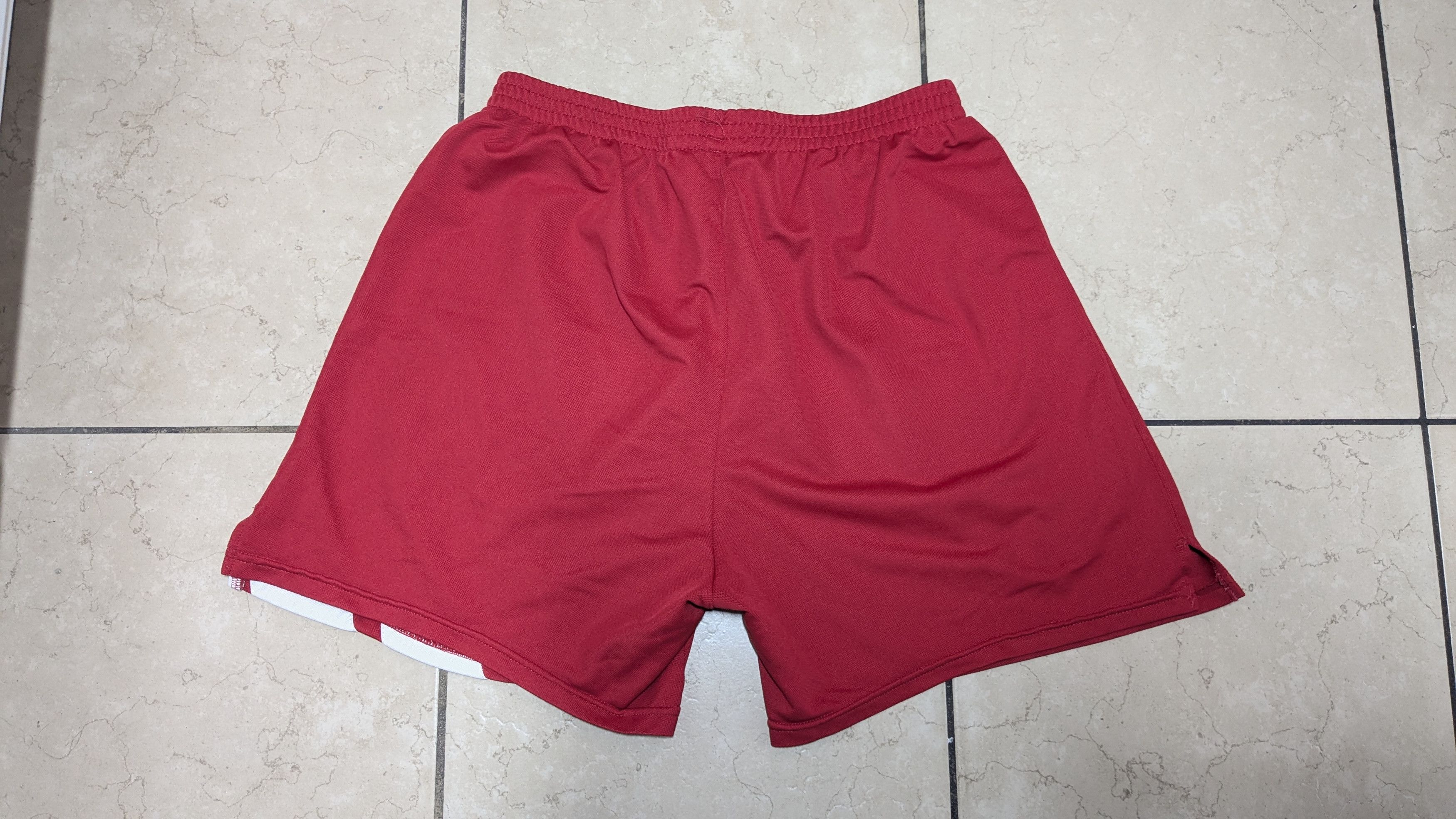 Adidas Vintage Adidas Soccer Shorts Red/White Large Size US 36 / EU 52 - 4 Thumbnail