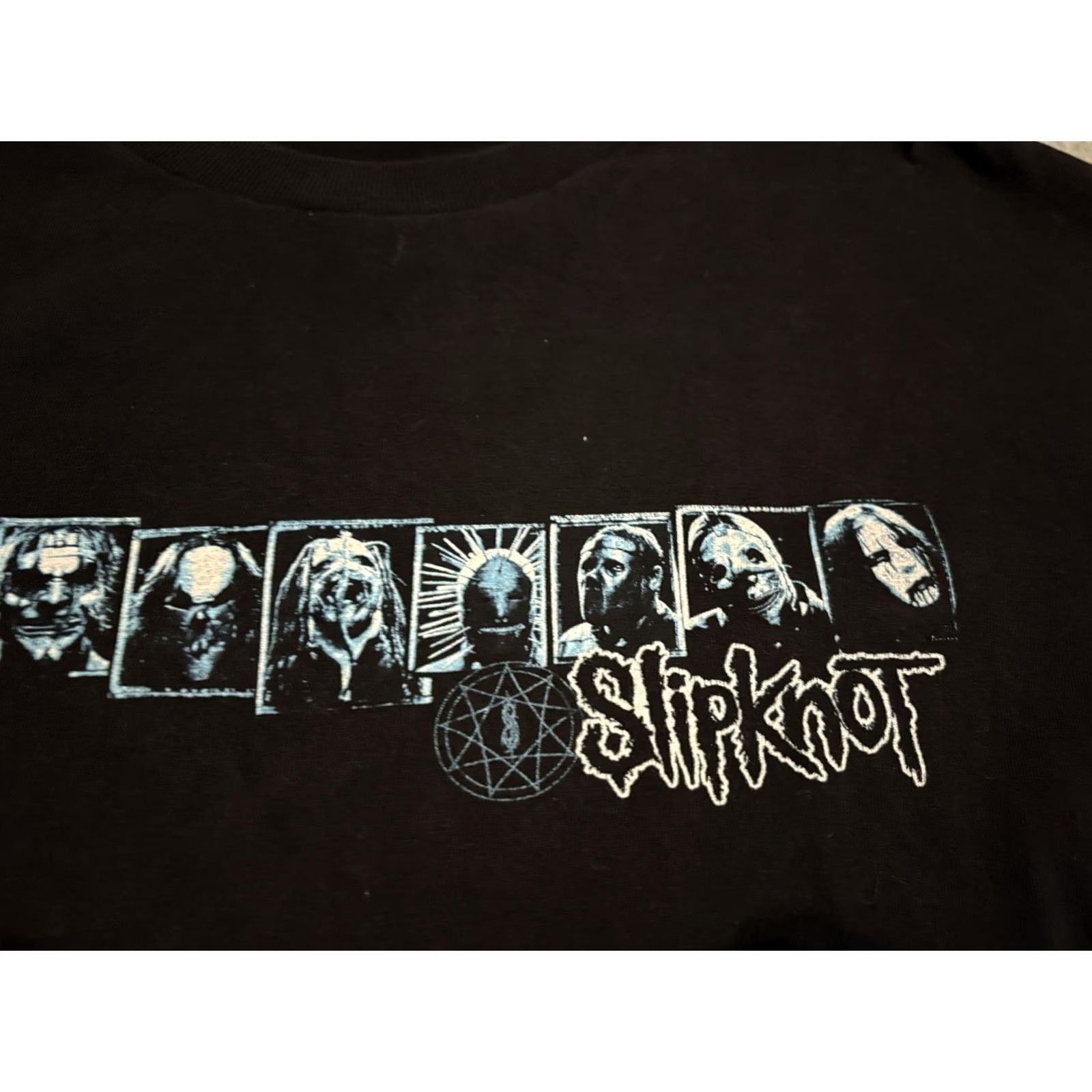 Vintage VINTAGE Slipknot Black Tee Shirt Shirt Men L XS? Size US L / EU 52-54 / 3 - 2 Thumbnail