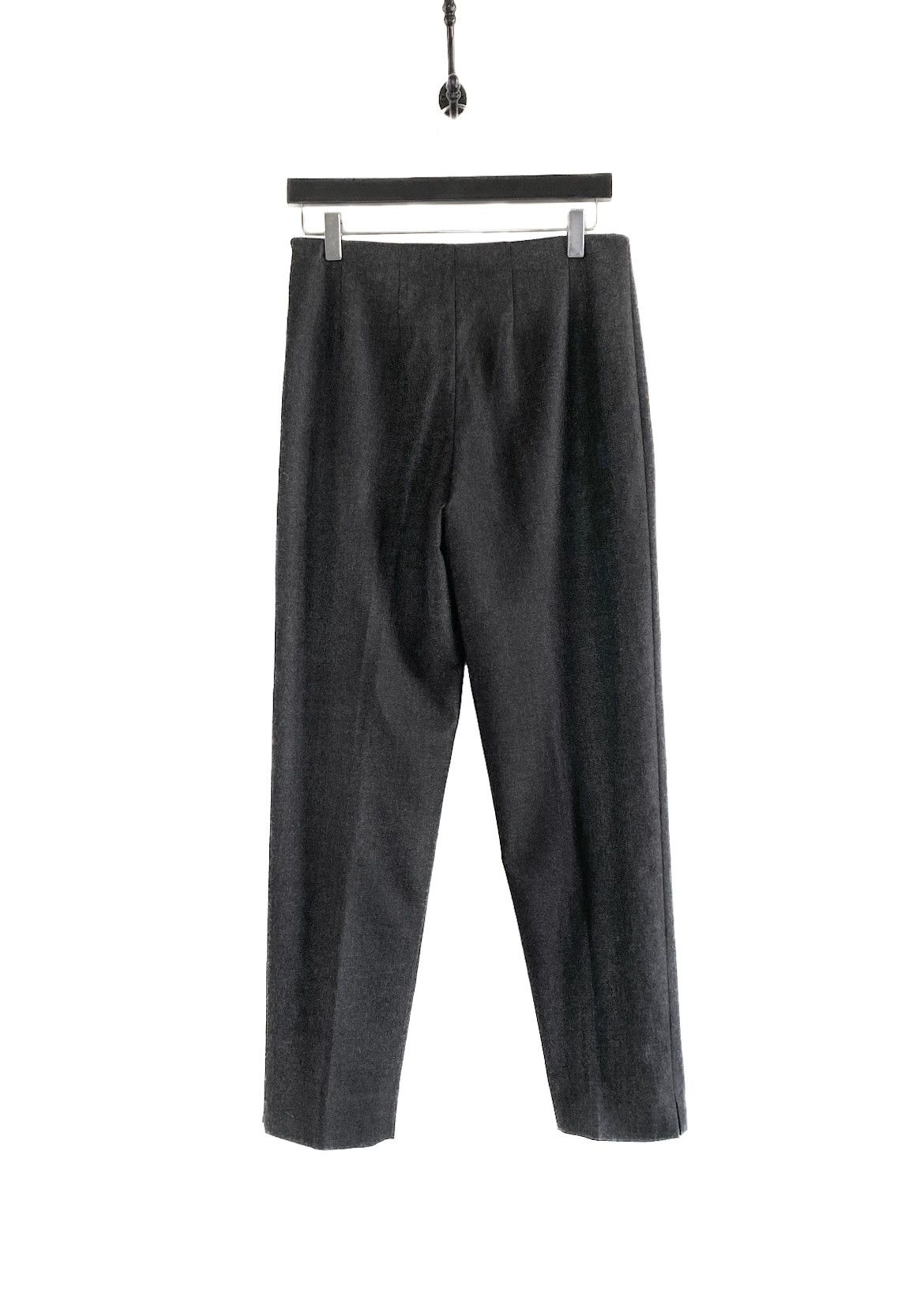 The Row The Row Charcoal Virgin Wool Cropped Pants Size 26" / US 2 / IT 38 - 3 Thumbnail