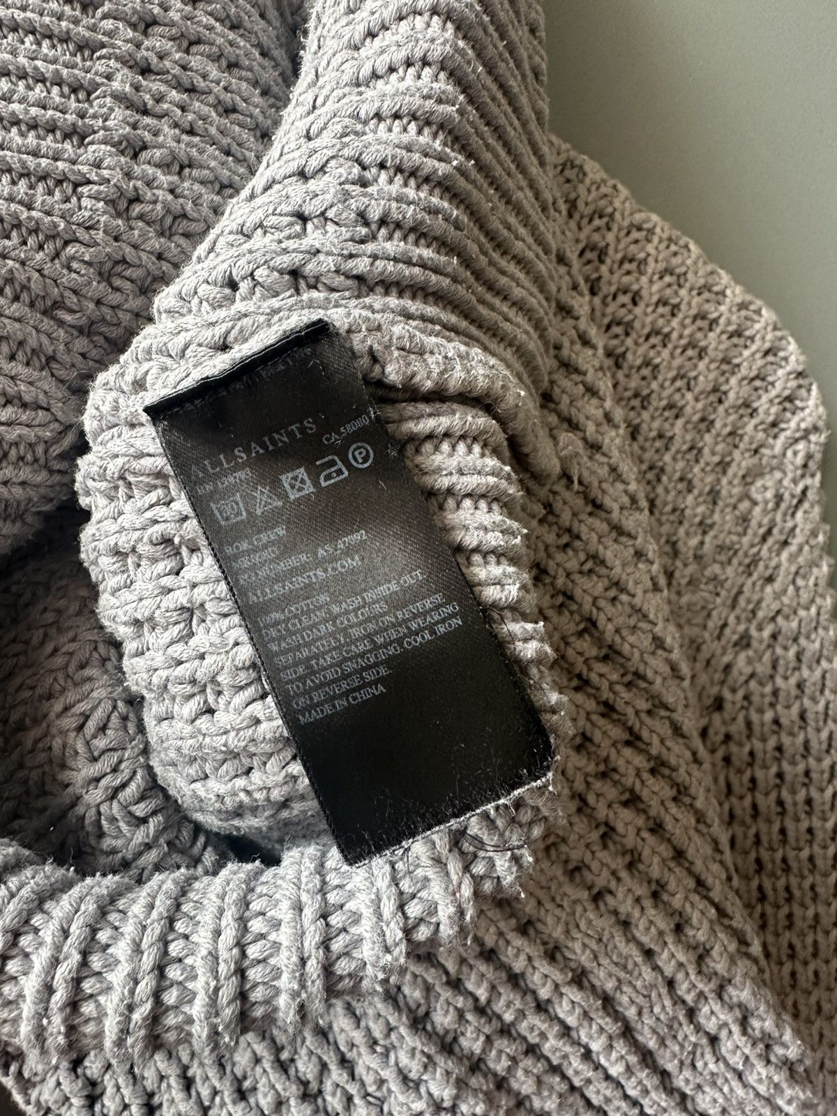Allsaints Allsaints Rok Crew Knit Sweater Size S Size US S / EU 44-46 / 1 - 5 Thumbnail