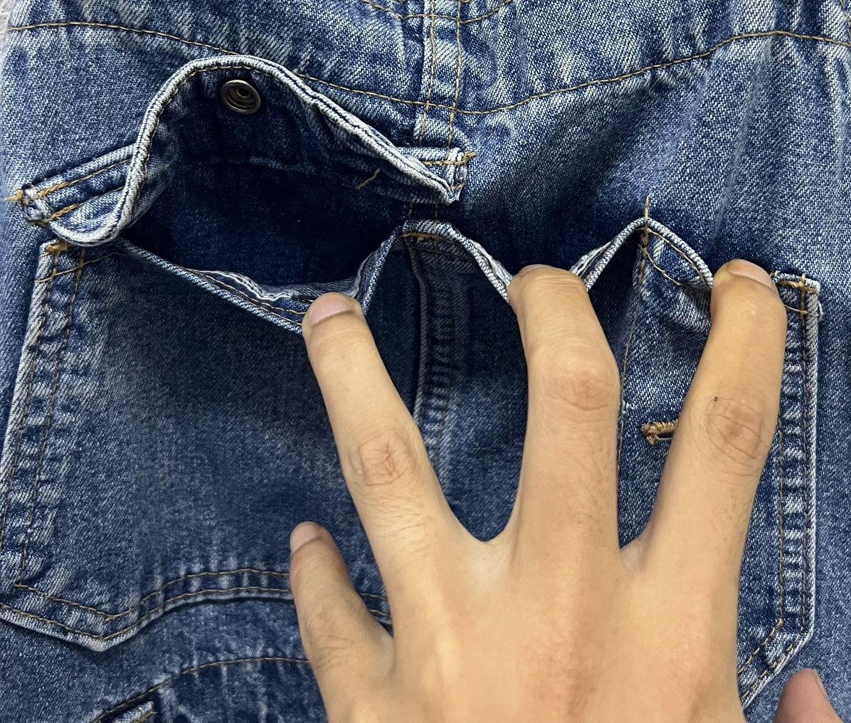 Big John × Vintage Vintage John Power MINI Denim Overalls Size US 35 - 7 Thumbnail