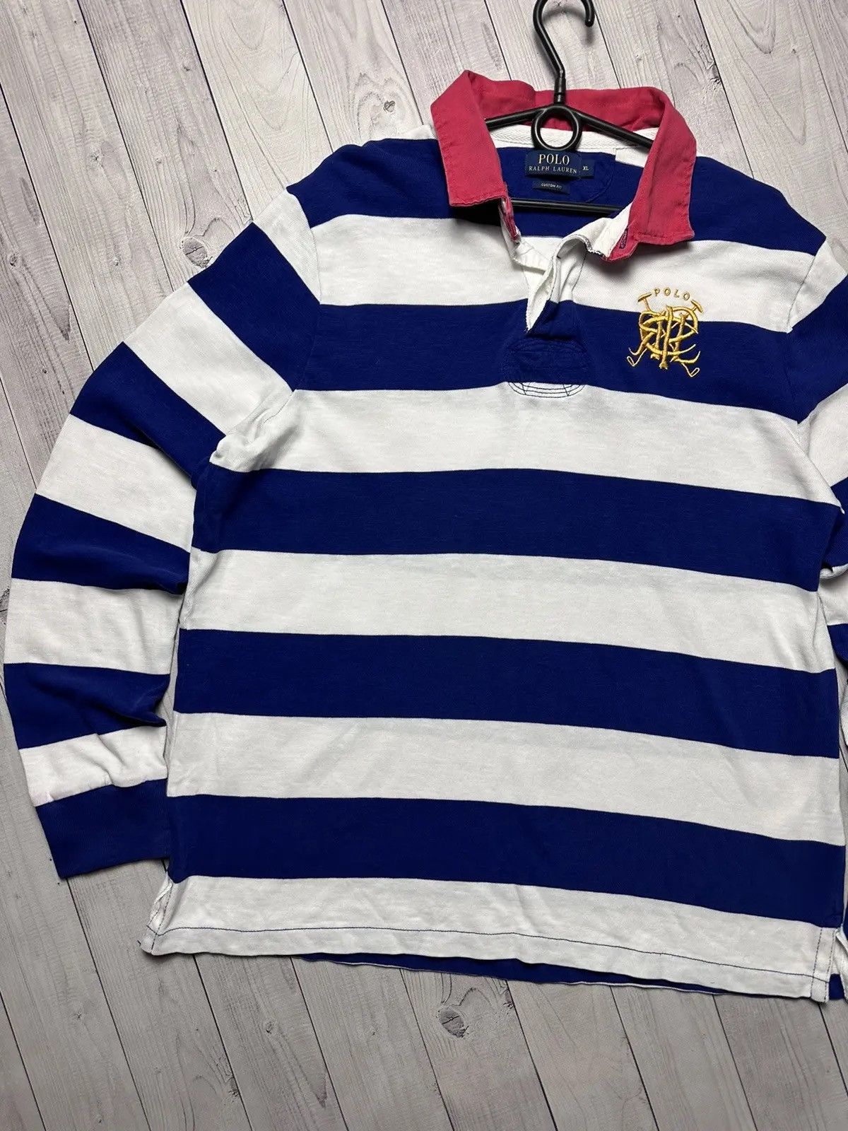 Polo Ralph Lauren Vintage Polo Ralph Lauren striped rugby jersey XL Size US XL / EU 56 / 4 - 2 Thumbnail