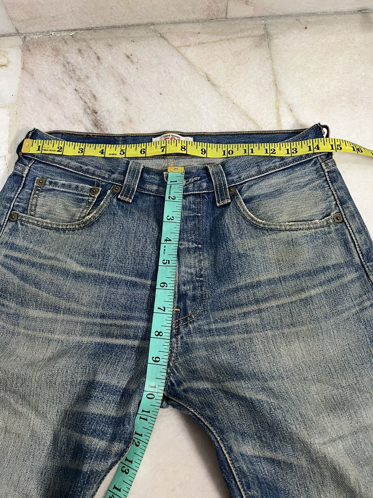 Levi's Vintage Levis 501 Distressed Jeans Size US 29 - 17 Thumbnail