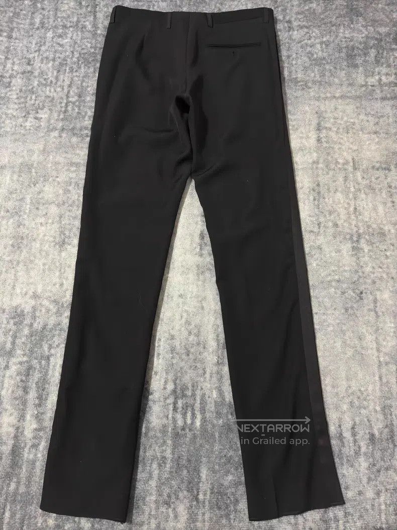 Saint Laurent Paris Saint Laurent Paris Black Samurai Satin Smoking Trousers Size US 30 / EU 46 - 2 Thumbnail