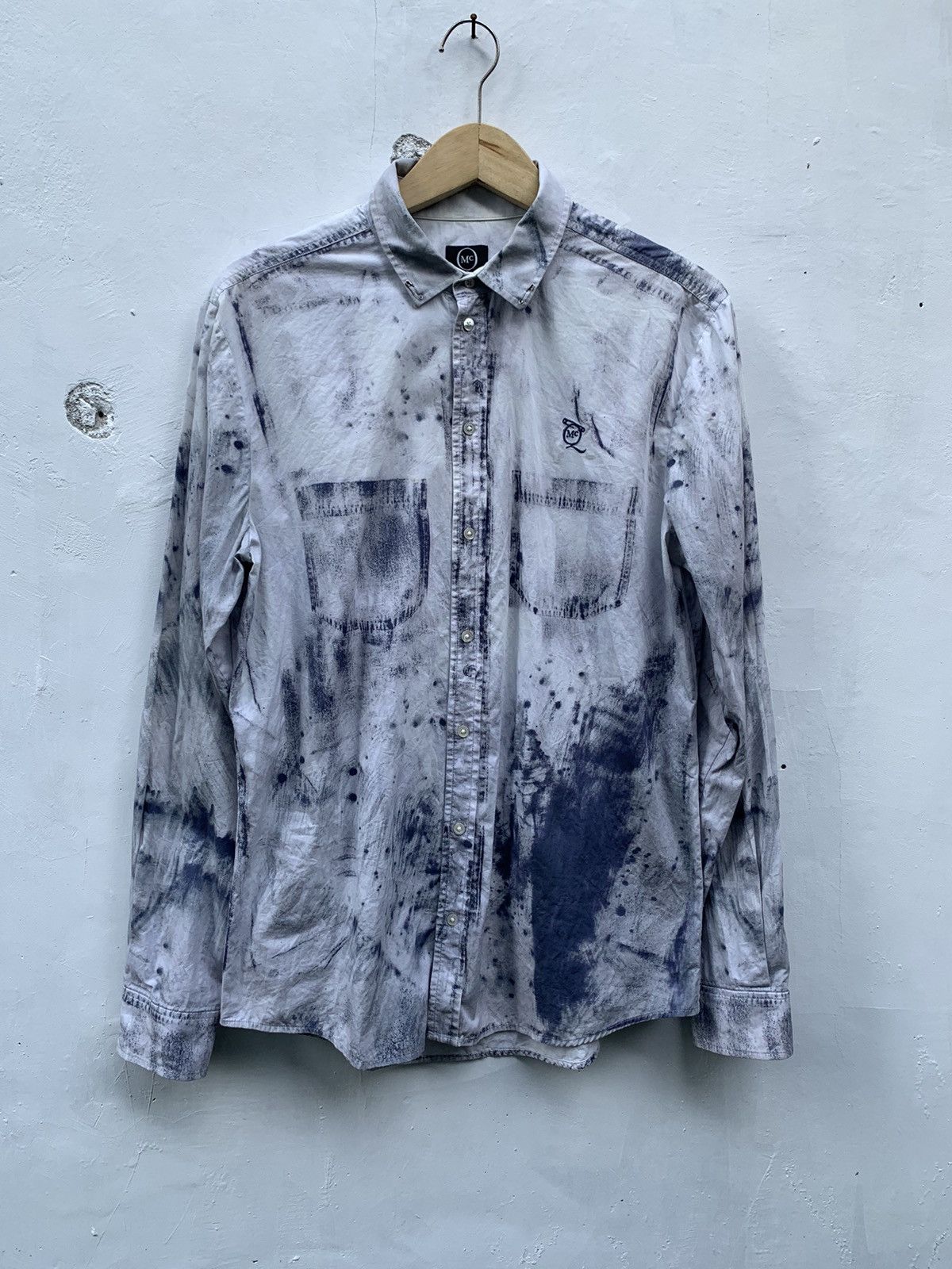 Alexander McQueen Alexander Mcqueen all over print button up shirt Size US M / EU 48-50 / 2 - 1 Thumbnail