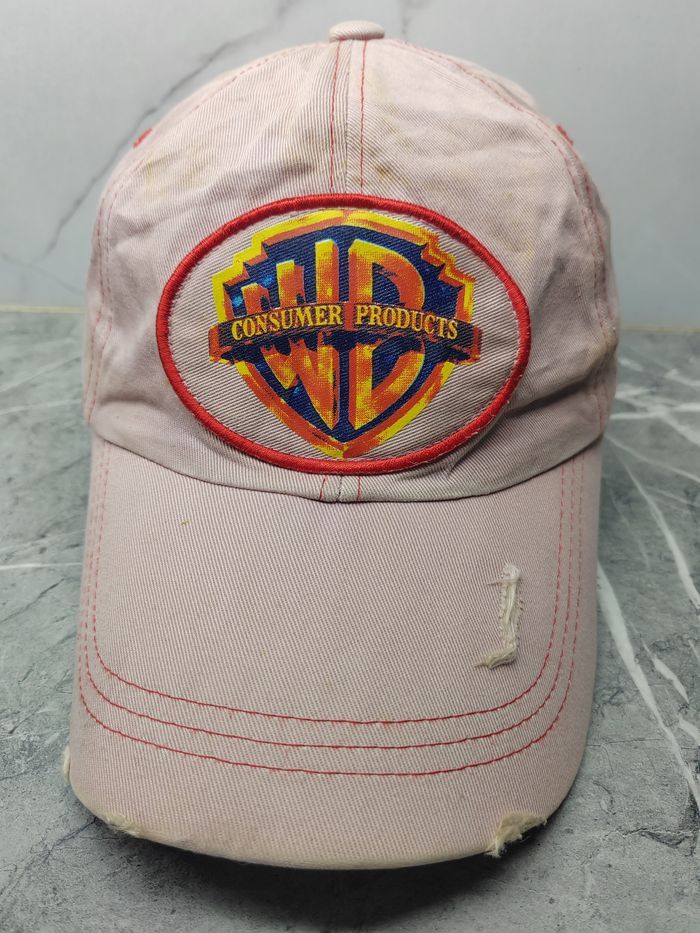 Warner Bros Vintage Warner Bros x Dohc Distressed Style Cap Hat Size ONE SIZE - 2 Thumbnail
