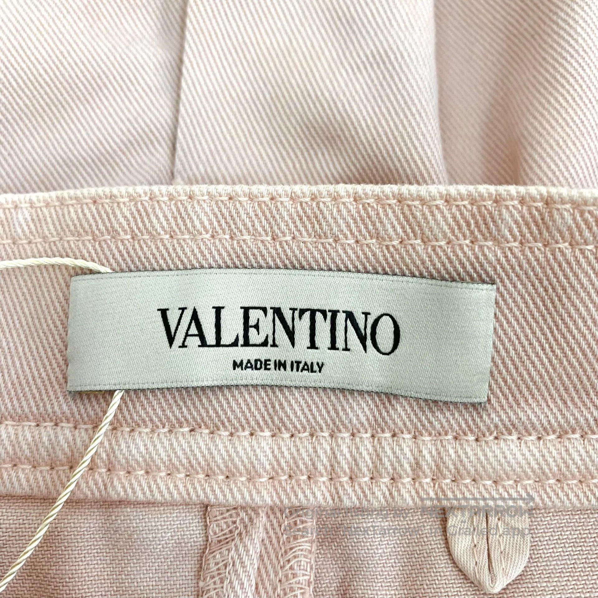Valentino Valentino size L Light pink cotton casual pleated half ski Size 39" - 6 Thumbnail