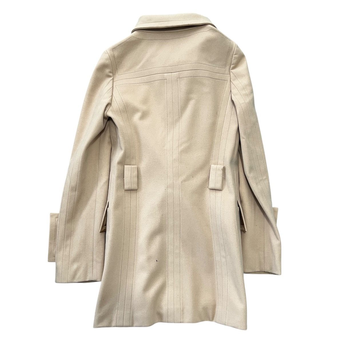 Gucci GUCCI × TOM FORD 03AW Belt Stand Collar Hidden Placket Coat Size XS / US 0-2 / IT 36-38 - 12 Thumbnail
