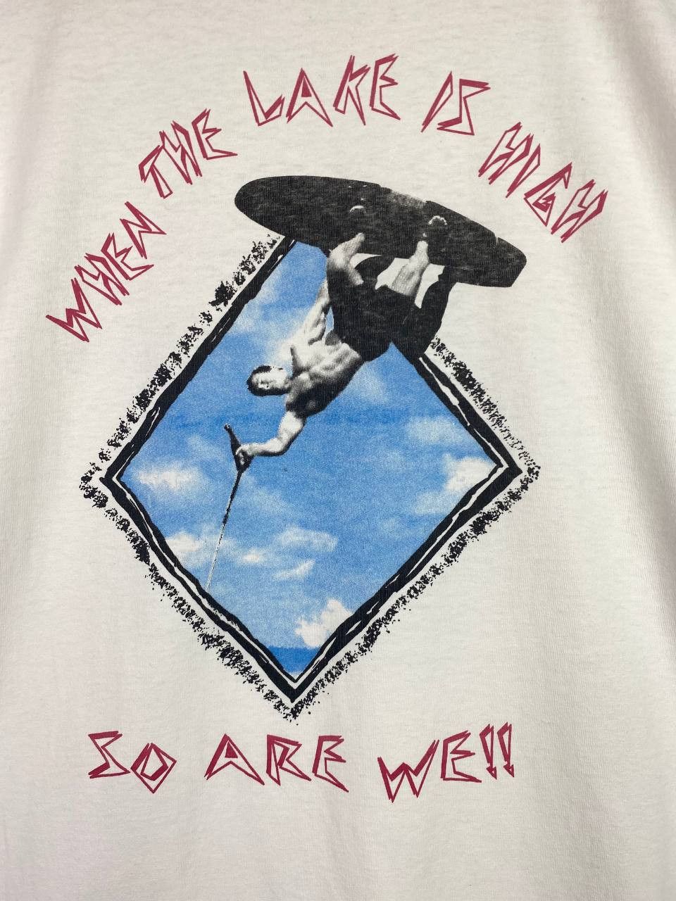 Vintage vintage waterski club backhit tee nice design Size US XL / EU 56 / 4 - 9 Thumbnail