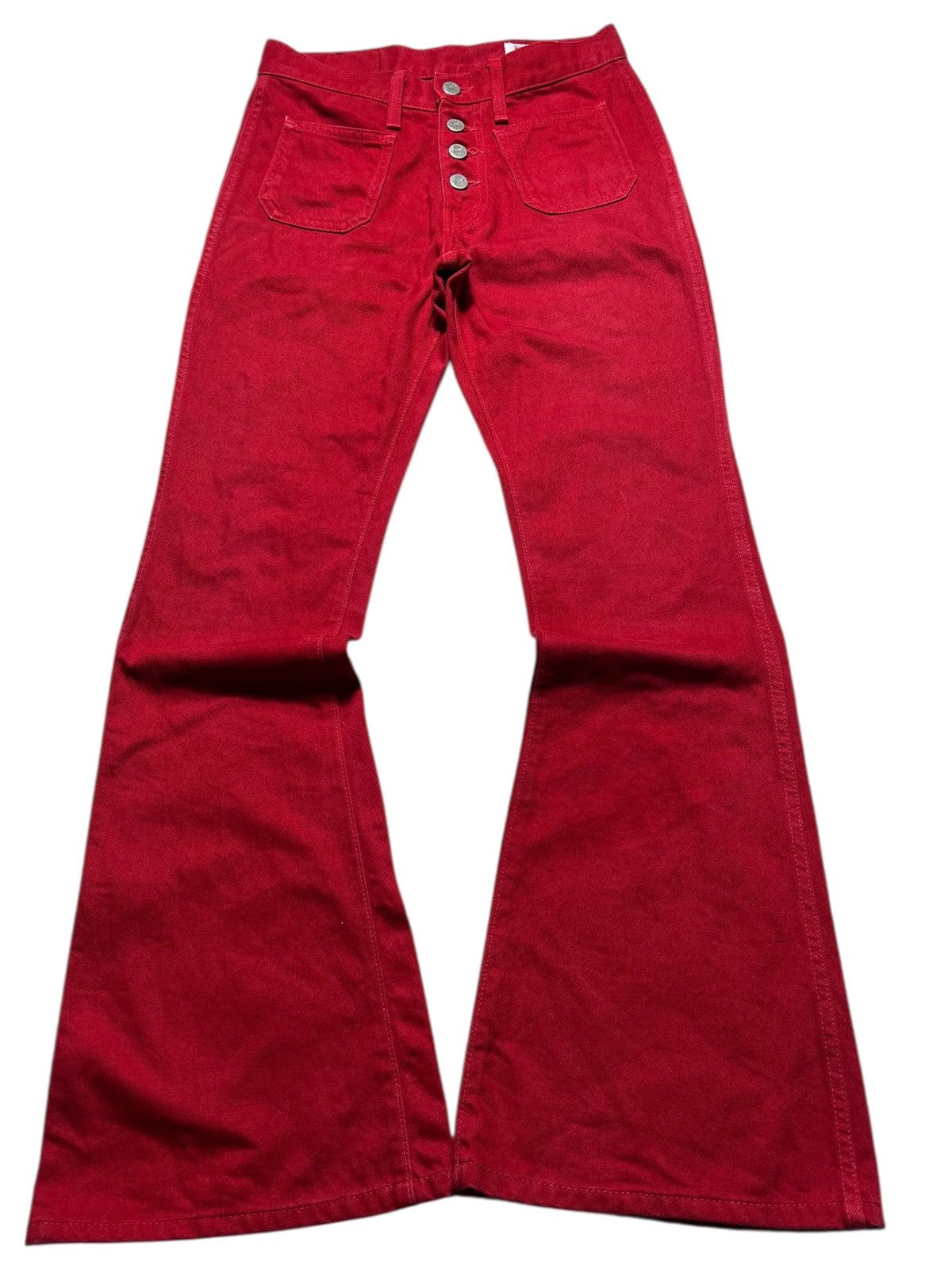 Vintage Big John Bootcut Whisker Super Flared Pants Size US 28 / EU 44 - 1 Thumbnail