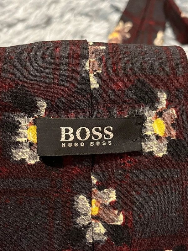 Hugo Boss Hugo Boss Silk Floral Tie Size ONE SIZE - 6 Thumbnail