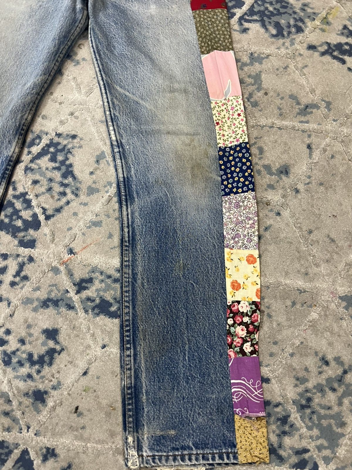 Vintage Vintage Levis 501 Big E Distressed Denim Jeans Size US 30 / EU 46 - 5 Thumbnail