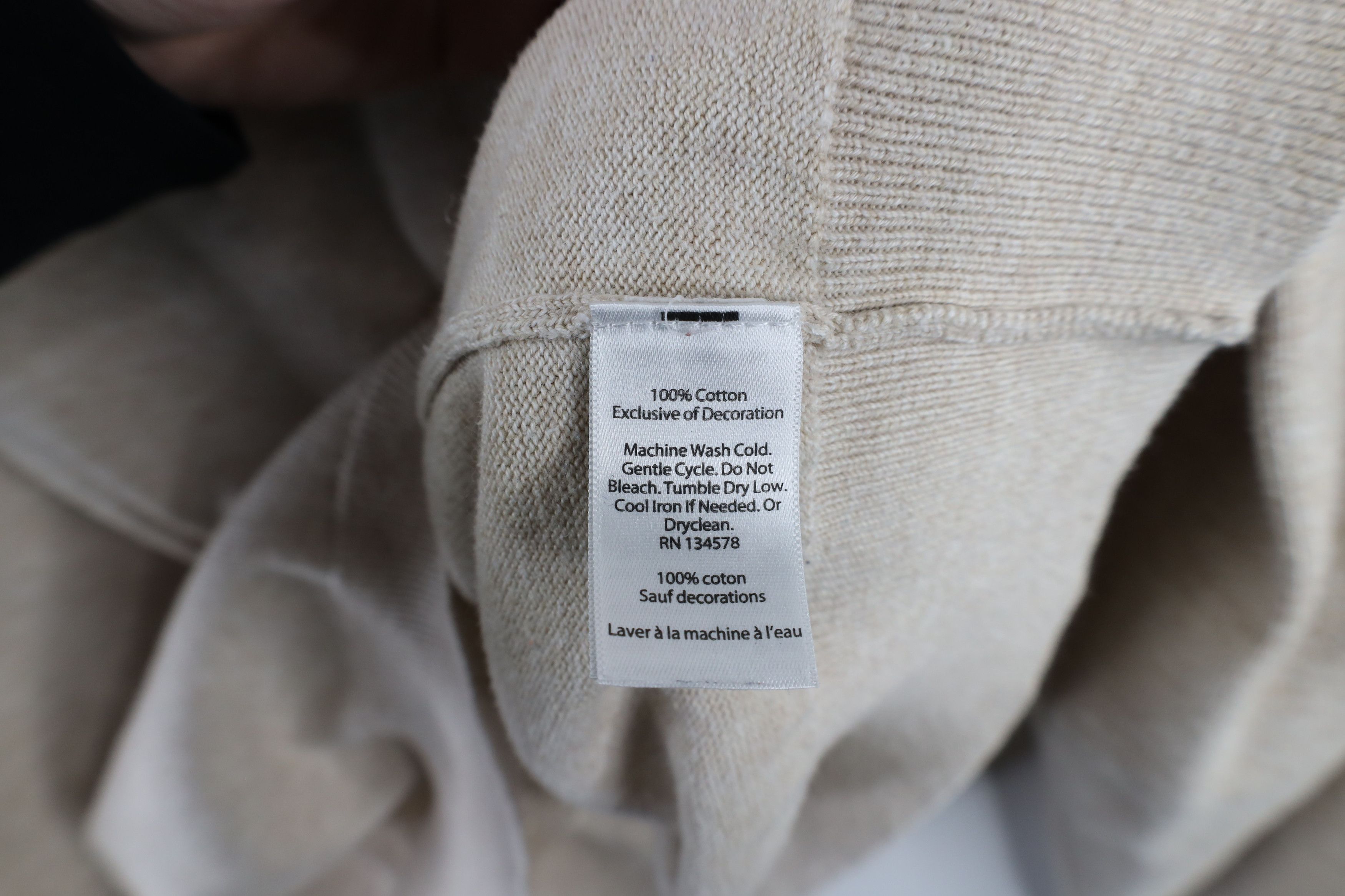 Vineyard Vines × Vintage Vineyard Vines Cotton Knit Half Zip Pullover Sweater Beige Size US XL / EU 56 / 4 - 8 Thumbnail
