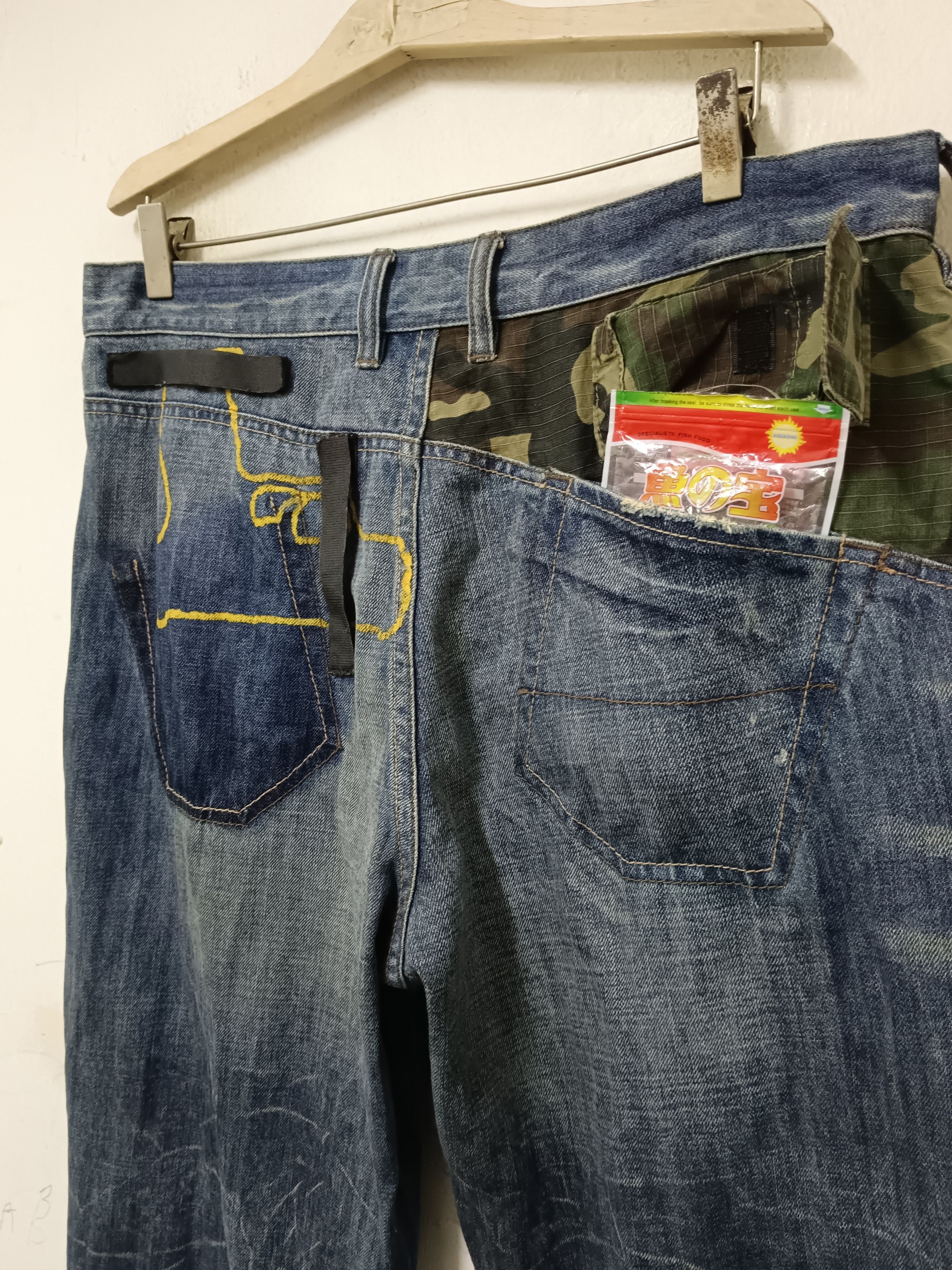 Fiberops × Japanese Brand Vintage Fiberops Tactical Flared Jeans Size US 34 / EU 50 - 5 Thumbnail
