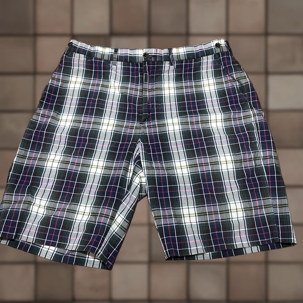 Polo Ralph Lauren VINTAGE Polo Ralph Lauren Tartan Plaid Golf Chino Shorts Mens 38x10 Casual Summer Preppy Size US M / EU 48-50 / 2 - 1 Thumbnail