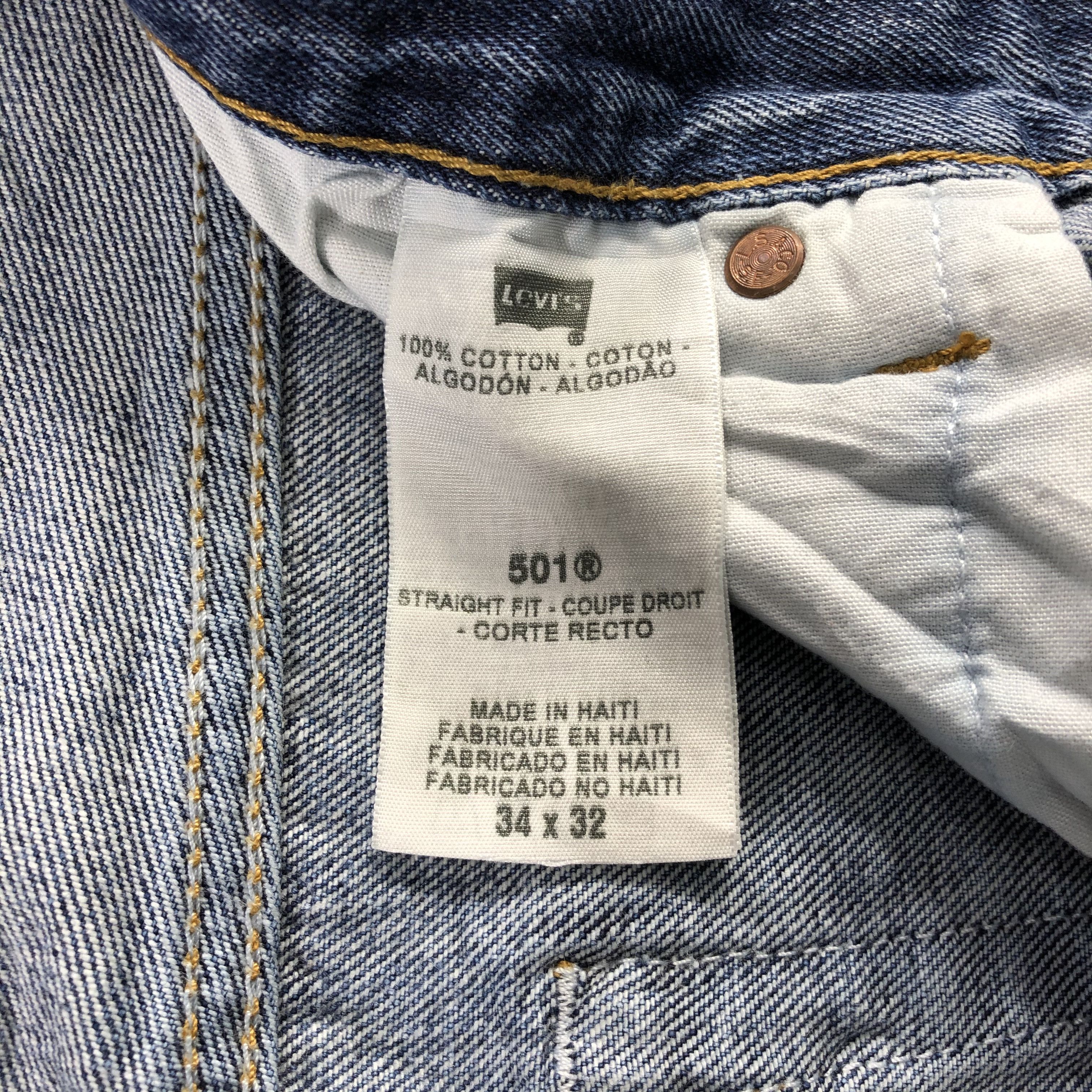 Levi's × Vintage Vintage Levis 501 Jeans-JM2844 Size US 34 / EU 50 - 13 Thumbnail