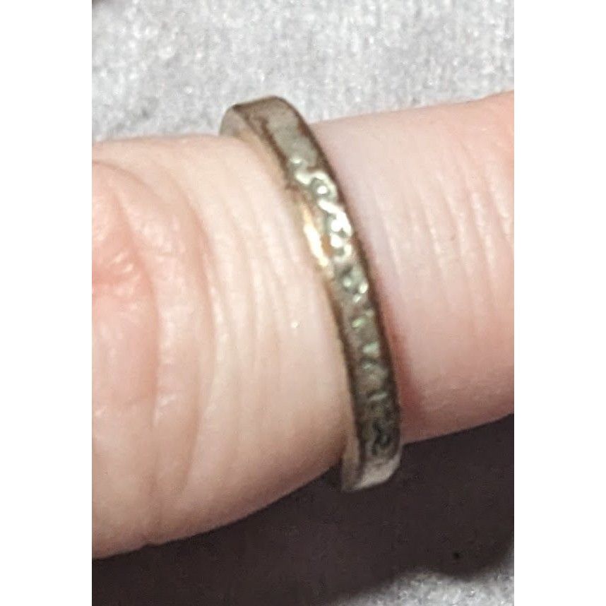 Other Cursive Engraved Silver Tone Fashion Ring Size 6 1/4 Size ONE SIZE - 14 Thumbnail