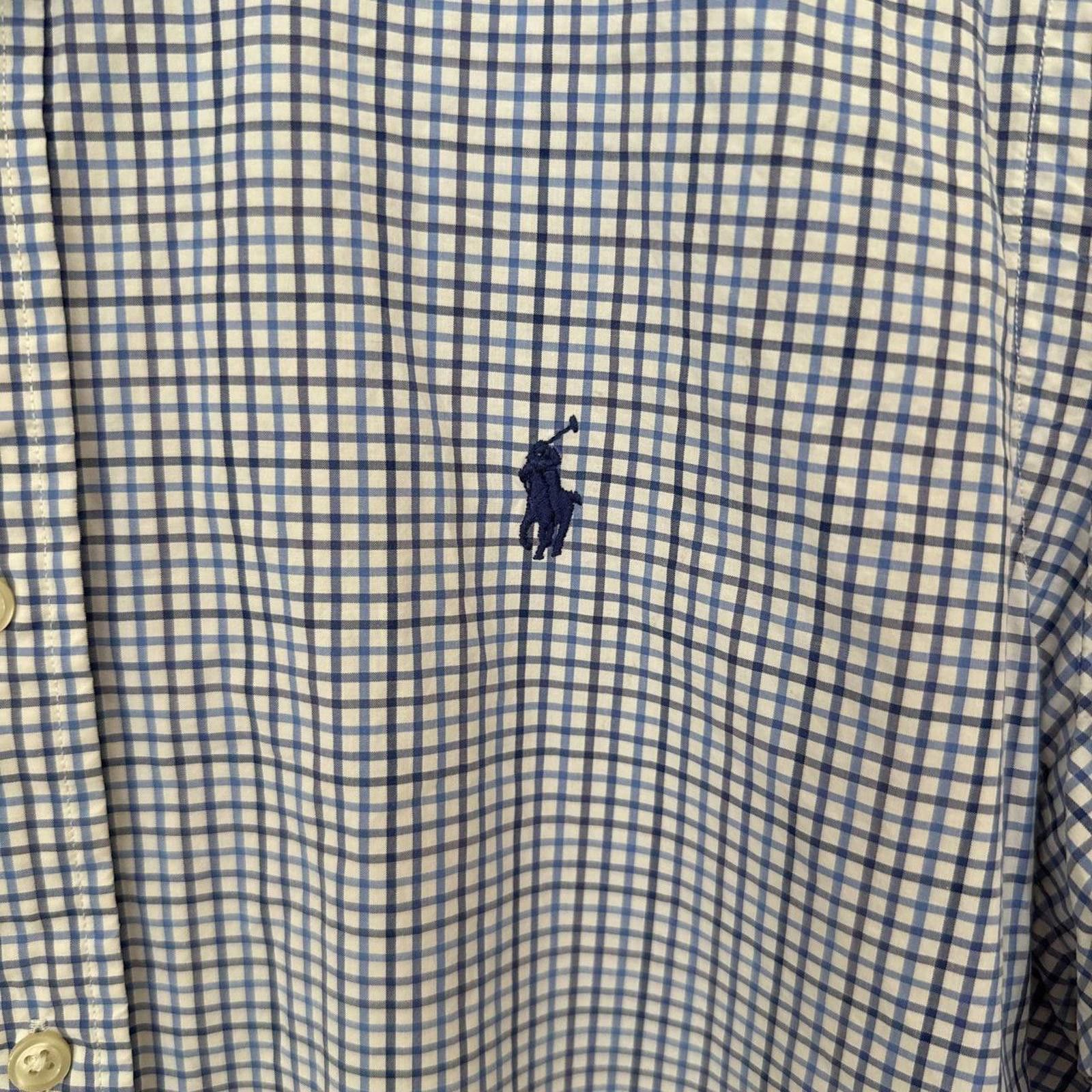 Lauren Ralph Lauren Ralph Lauren Button Down Shirt Men's L Blue Plaid Size US M / EU 48-50 / 2 - 2 Thumbnail