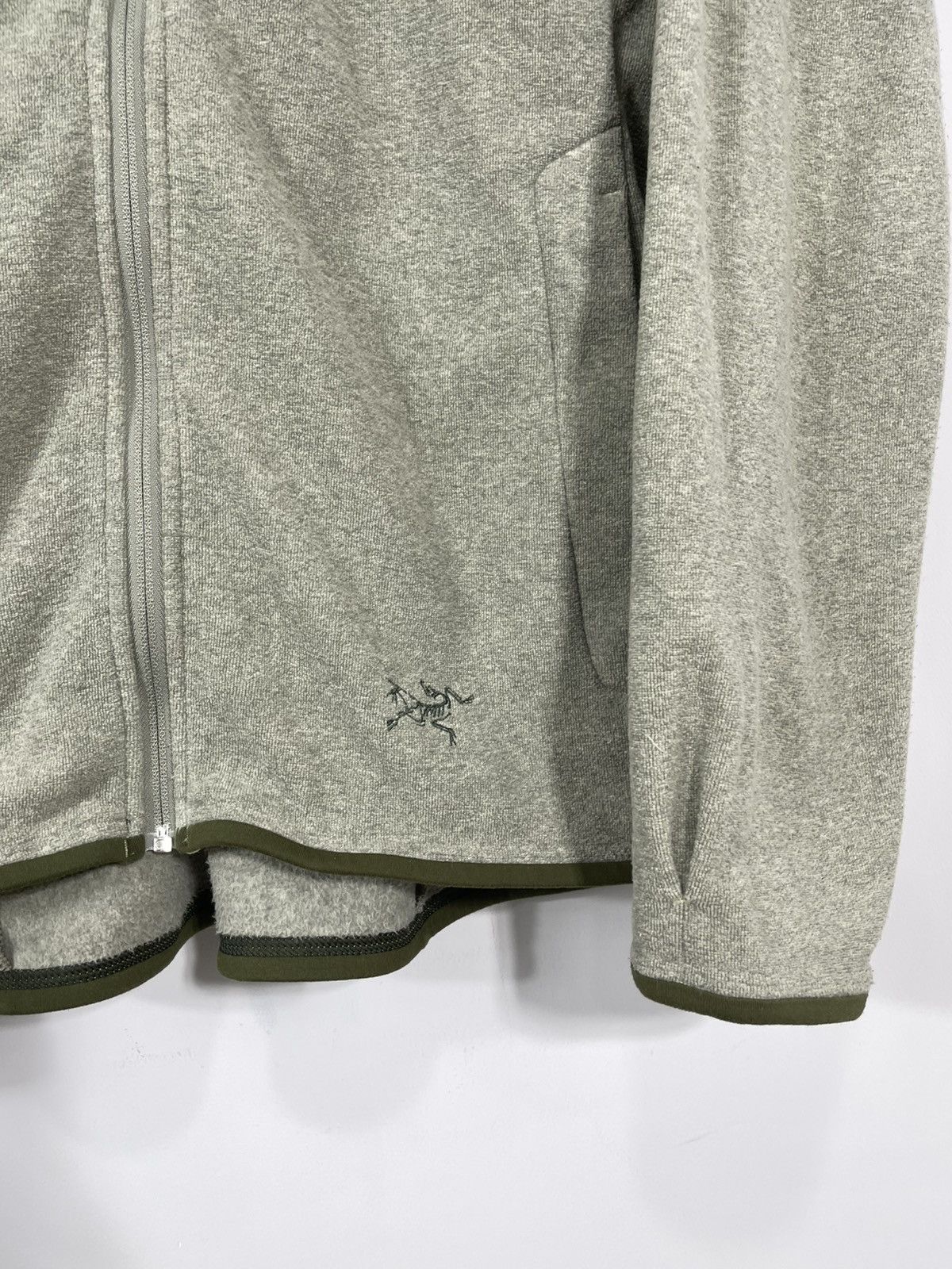 Arc'teryx Arcteryx Polartec Women's Gray Fleece Zip Hoodie Jacket Size XL / US 12-14 / IT 48-50 - 5 Thumbnail