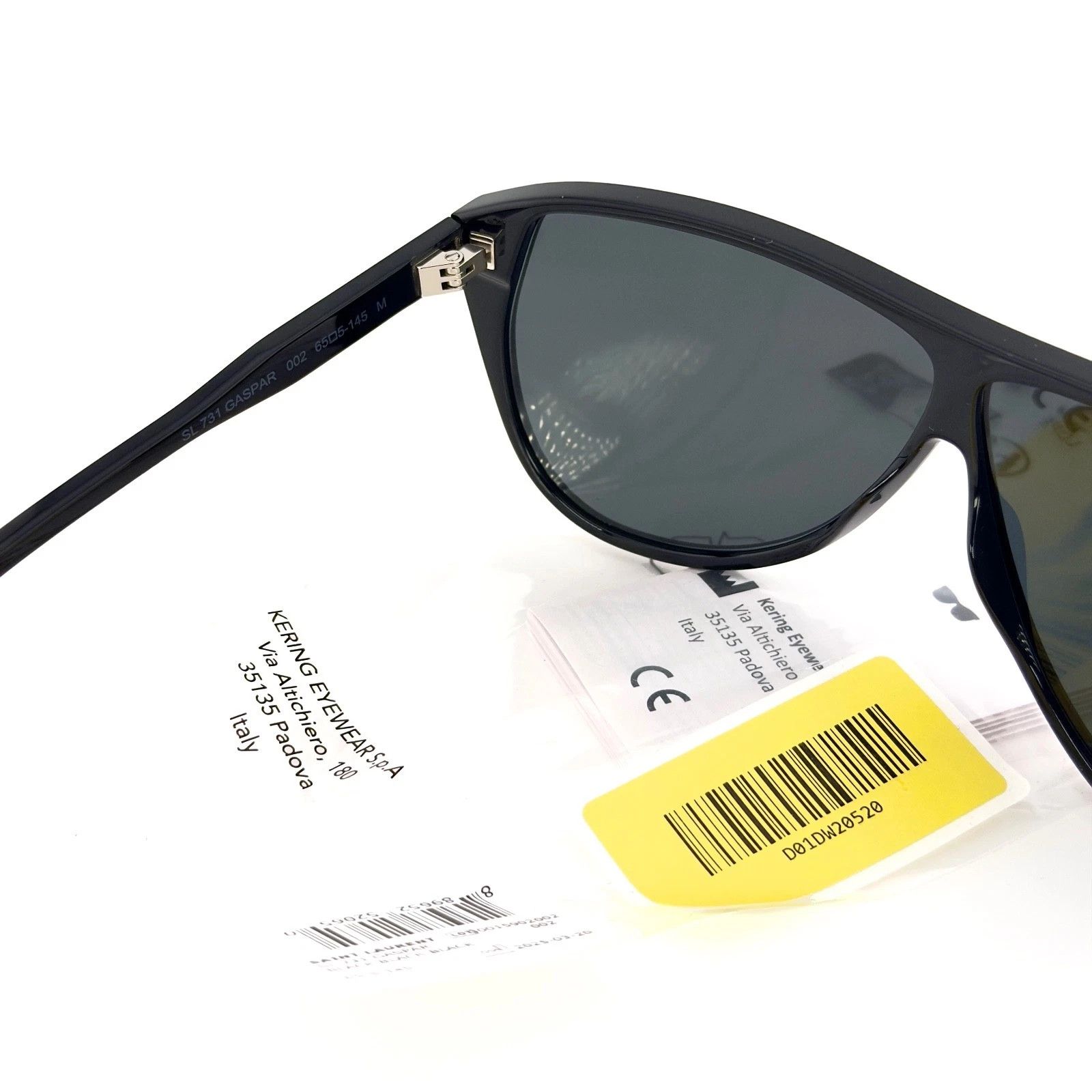 Saint Laurent Paris SAINT LAURENT GASPAR SL 731 SL731 Aviator Sunglasses 002 Size ONE SIZE - 6 Thumbnail