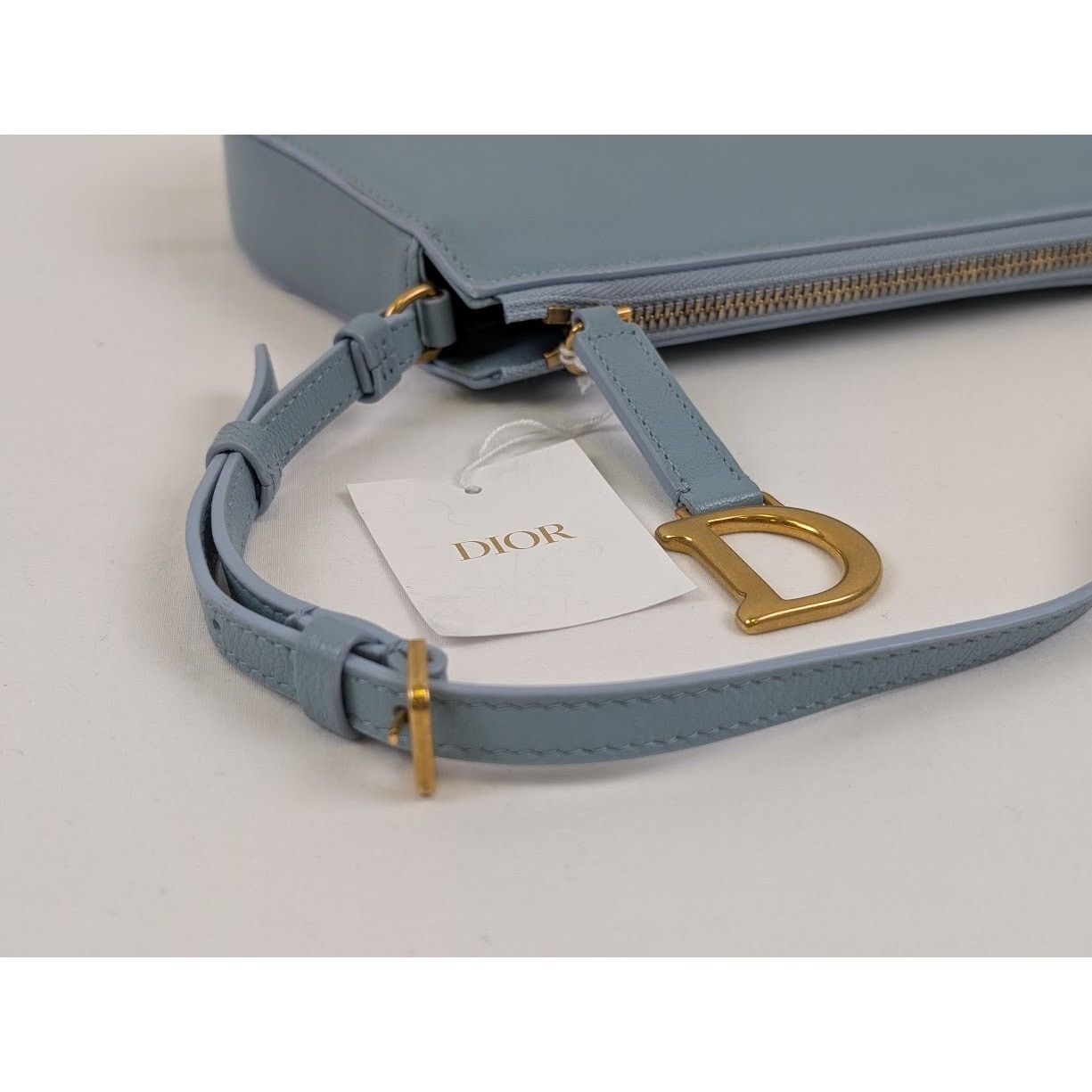 Dior o1rshd1 Size: OS / Saddle Rodeo Pouch in Slate Blue Size ONE SIZE - 5 Thumbnail
