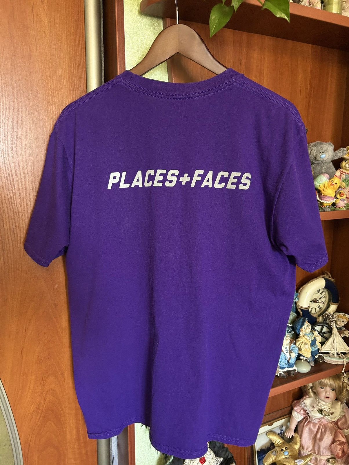 Places + Faces Places + Faces Reflective Double Side logo purple t-shirt Size US L / EU 52-54 / 3 - 2 Thumbnail
